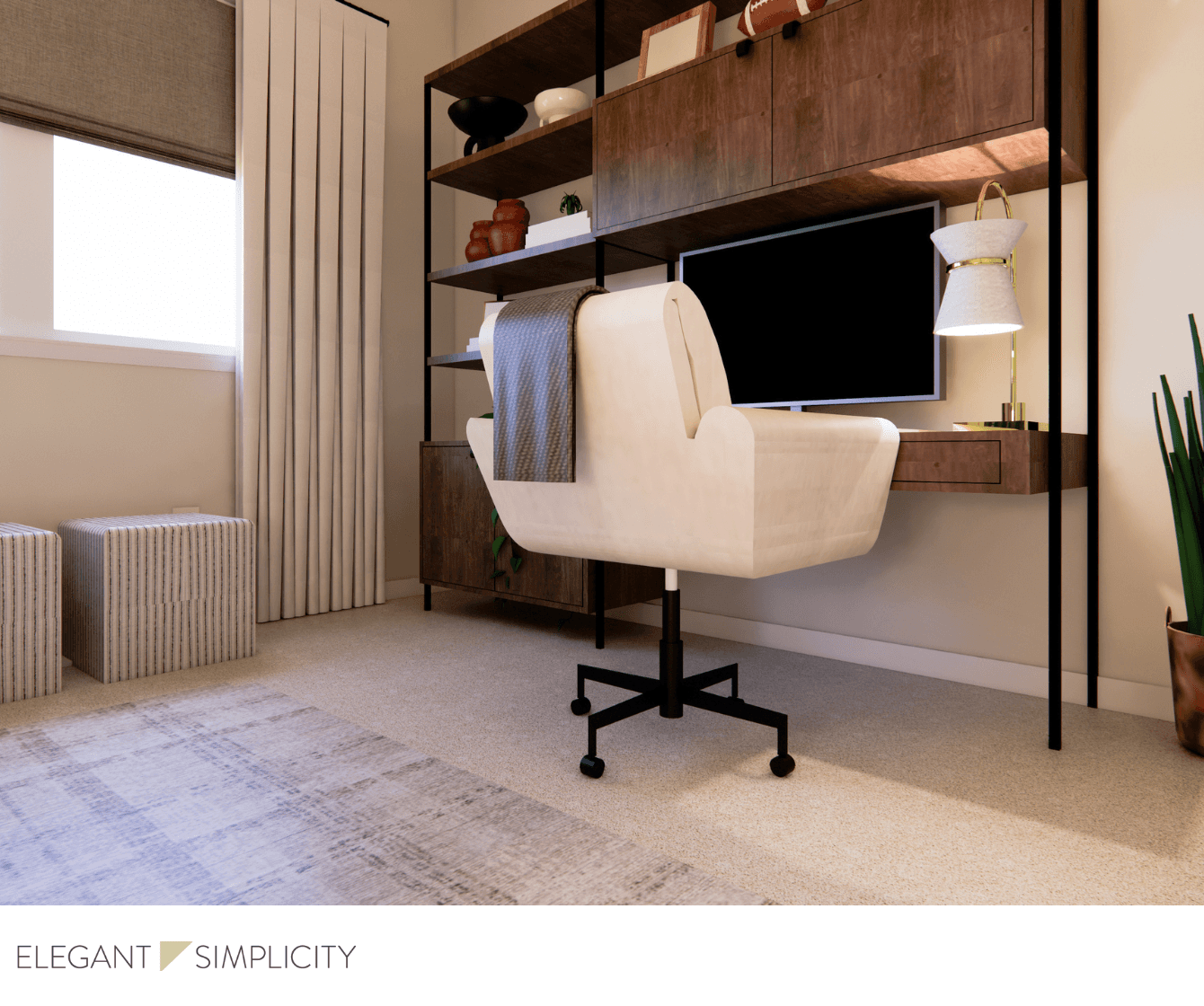 We’re so excited to share details from The Medina House: Office –– one of our favorite interior design + professional organizing projects in Medina, WA.