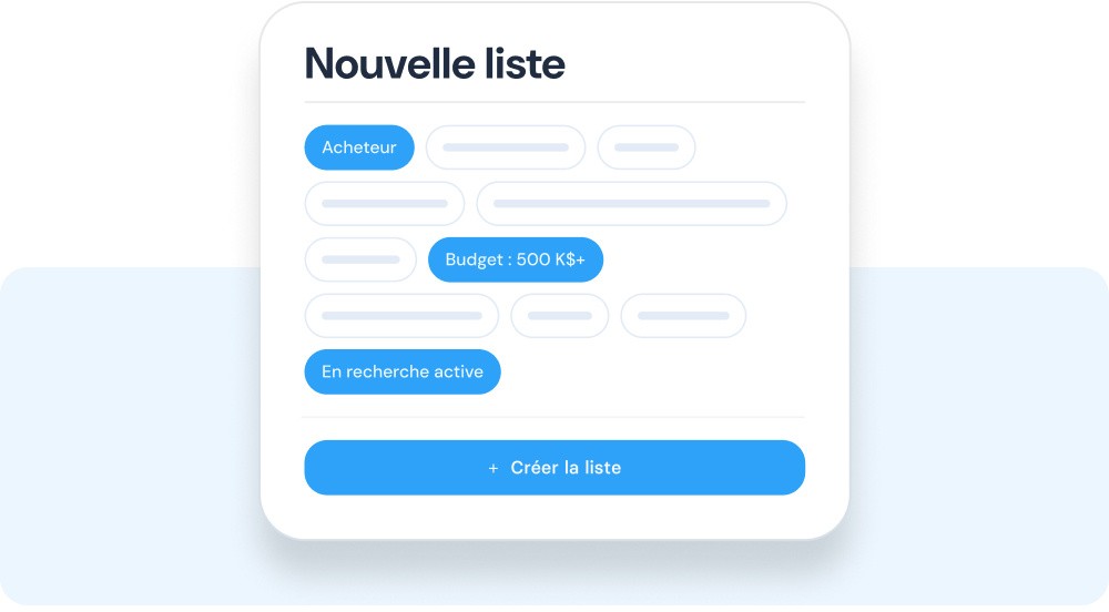 Listes intelligentes : segmenter pour mieux agir
