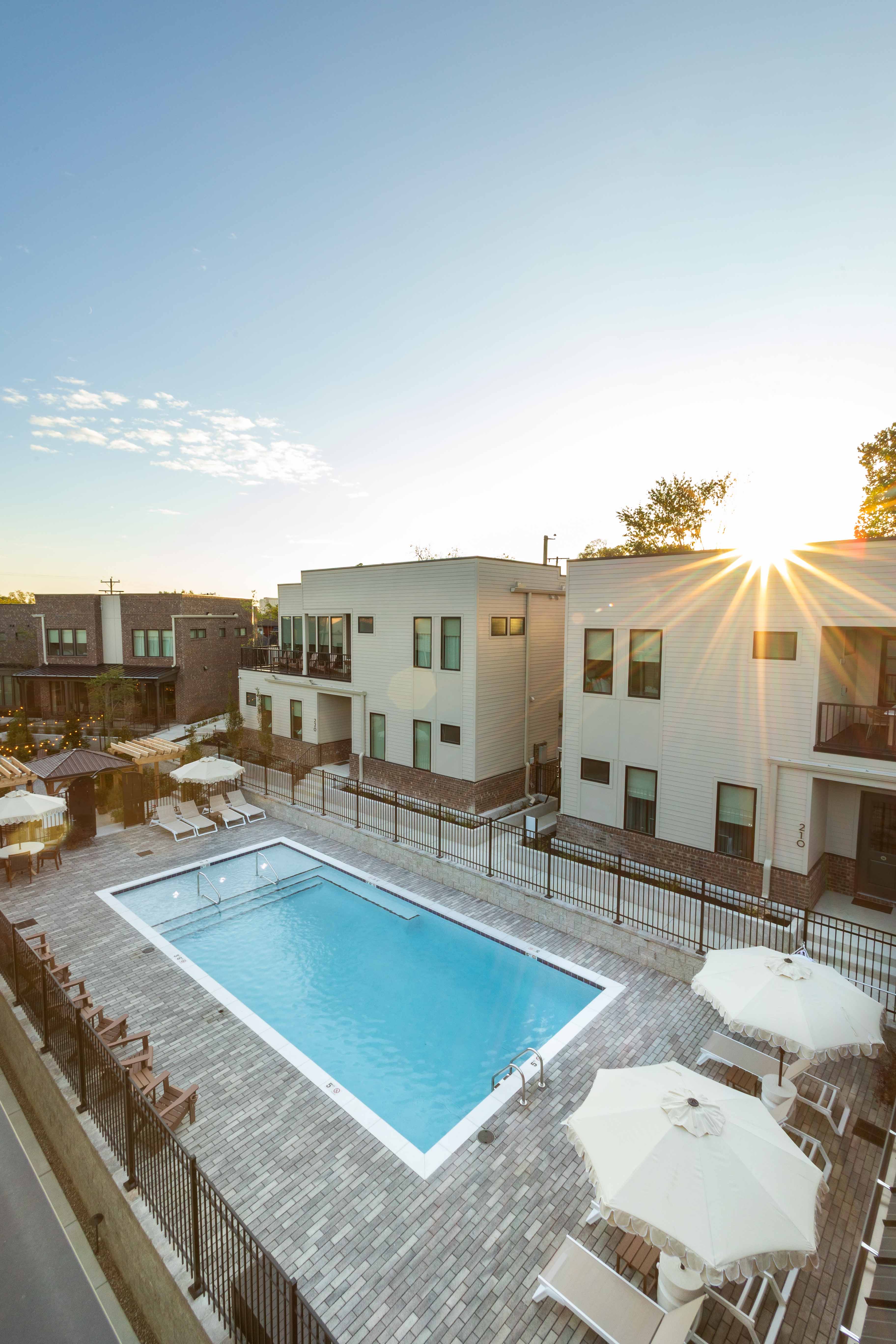Noa Nashville Pool Pavilion Beautiful Views