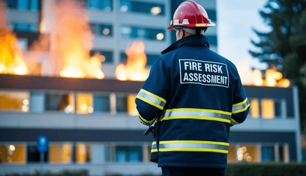 A smiling man with curly hair is sitting at a desk, looking at the camera, with a laptop and a lamp in the background.
