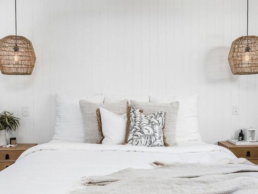 high end painting of luxury bedroom by smooth lines painting