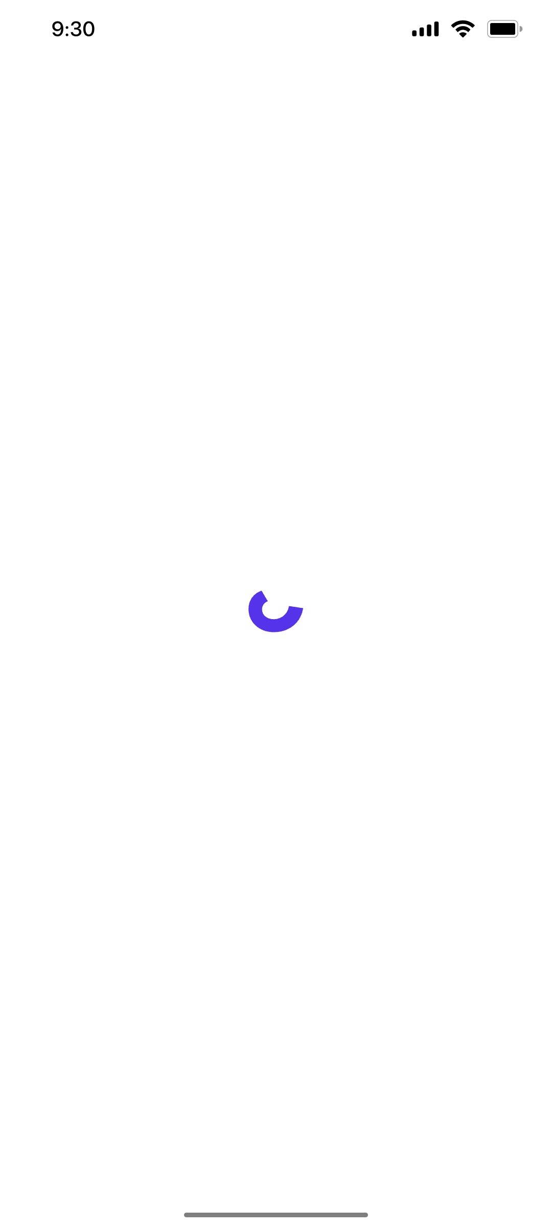 Shop App Opening Screen