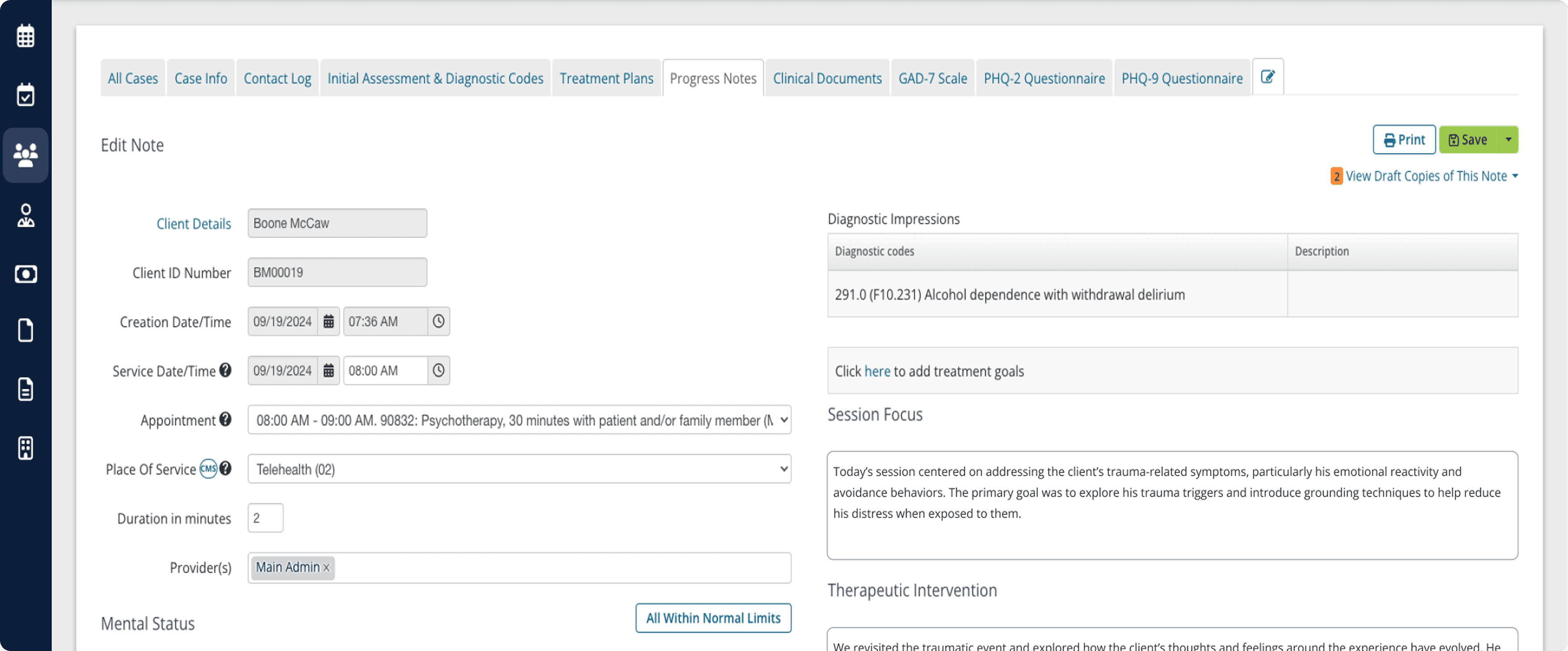 Early workspace model exploration demonstrating standardized page headers and content regions.