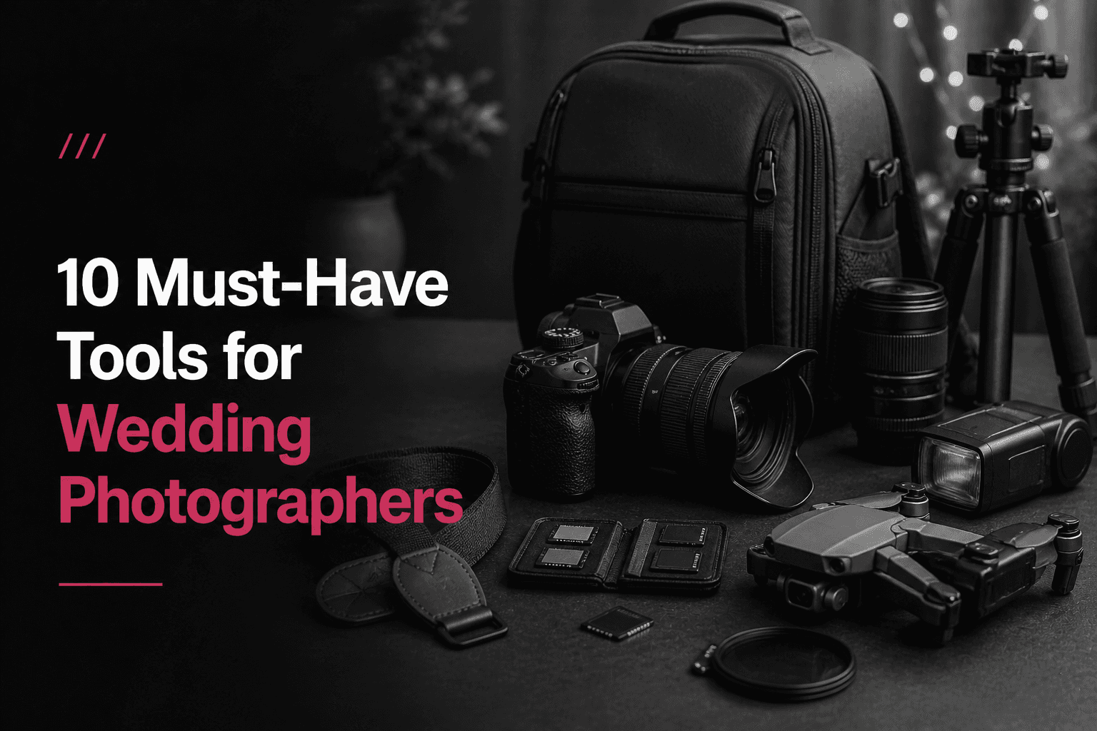 10 Essential Tools Every Wedding Photographer Needs in 2026