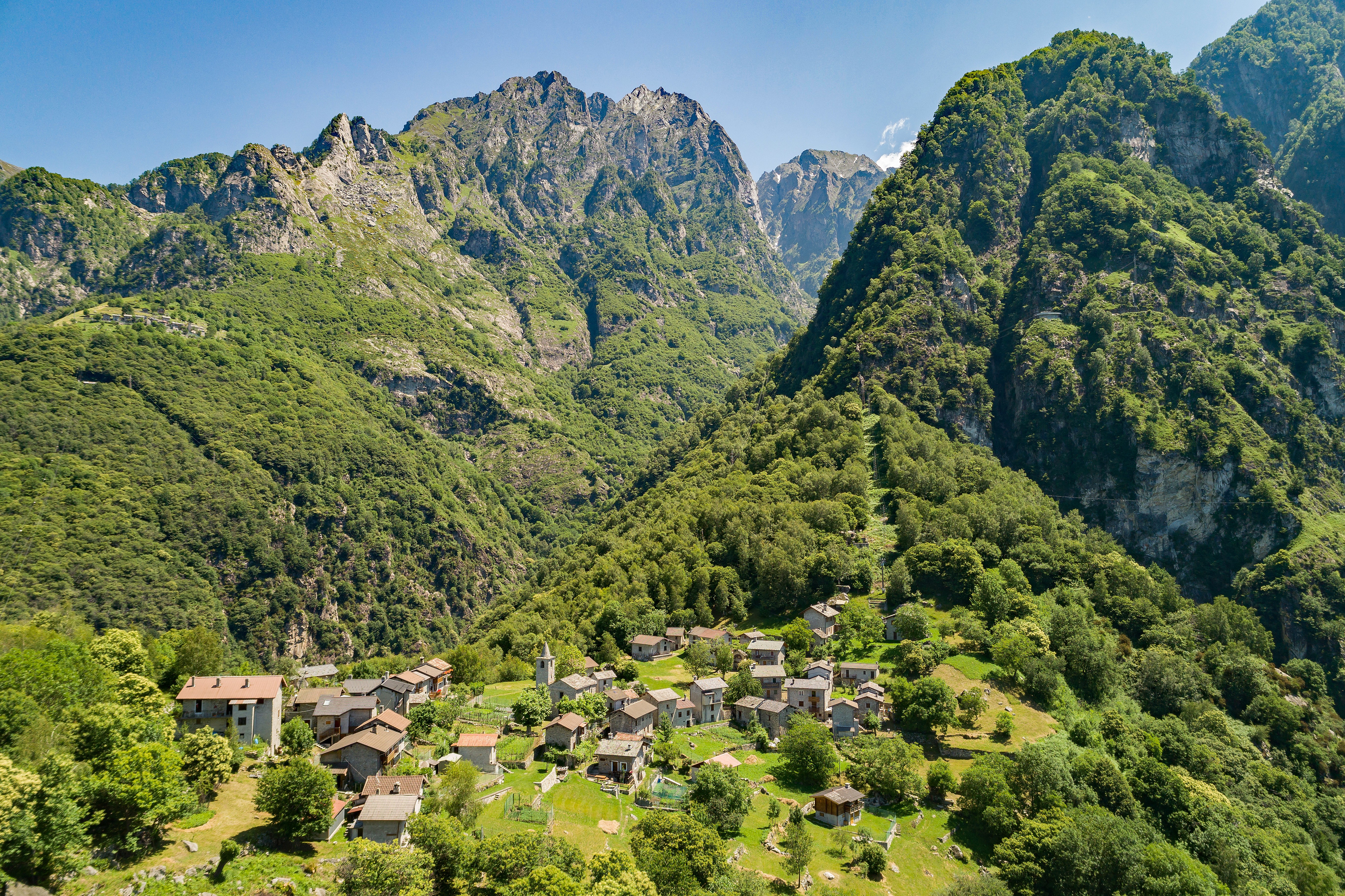 San Giorgio dall'alto - locanda codera