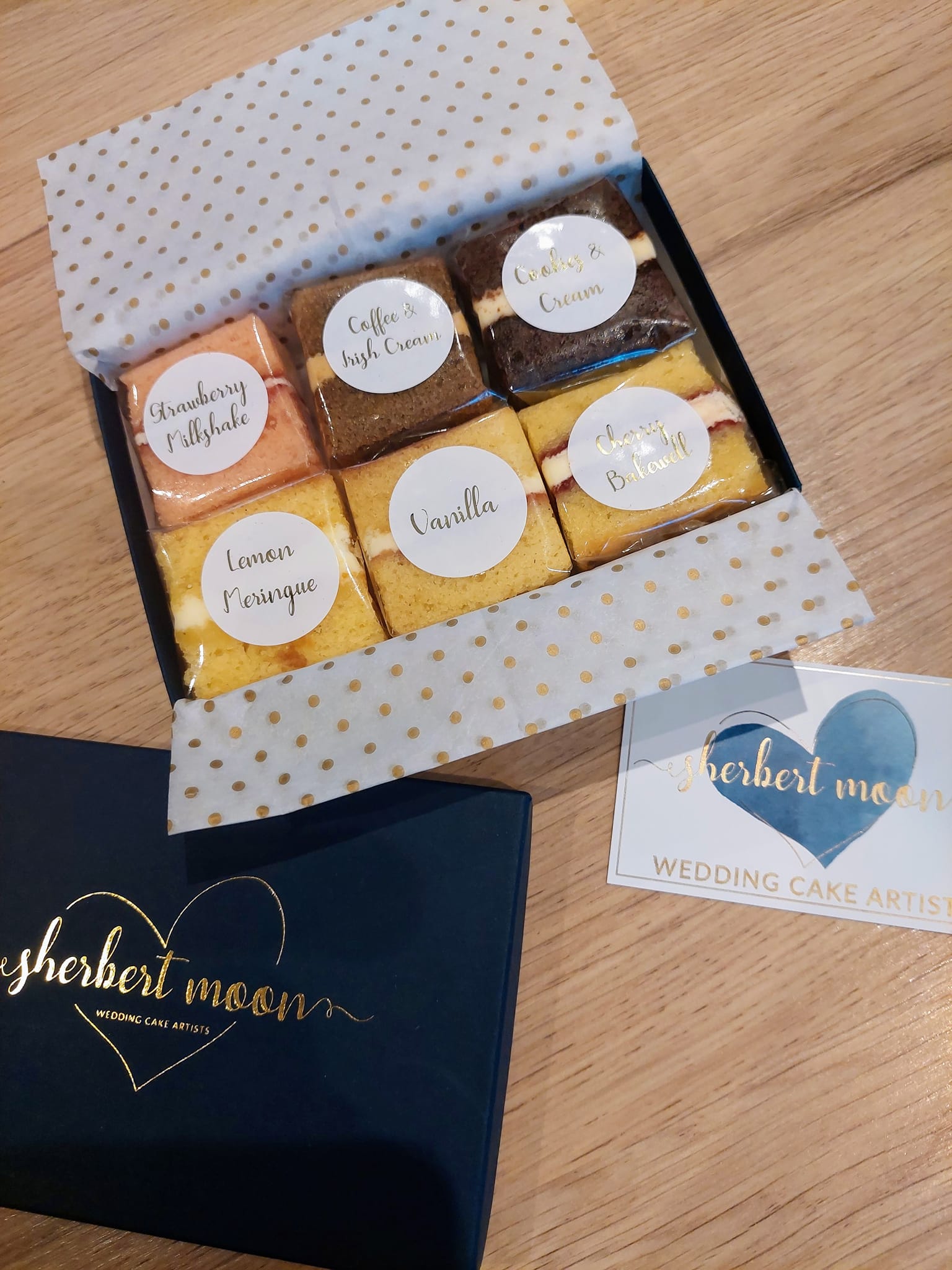 Sherbert Moon Wedding Cake Samples