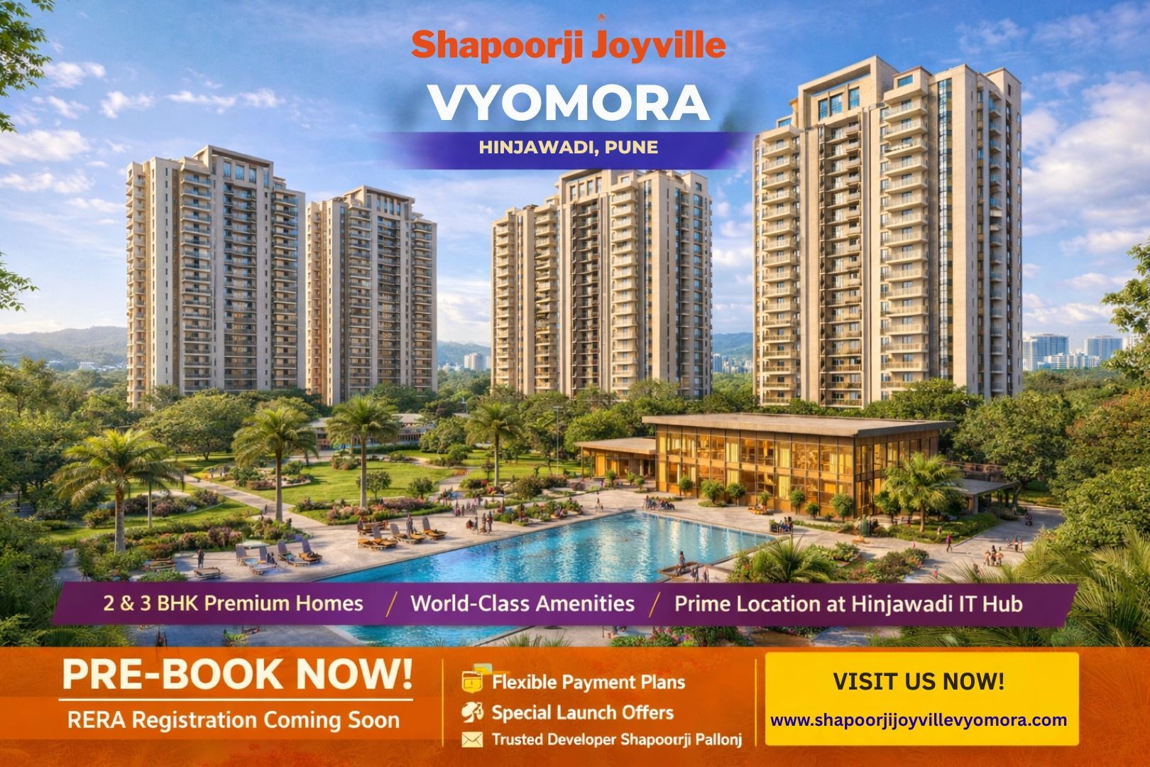 Shapoorji Joyville Vyomora at Hinjeadi, Pune.