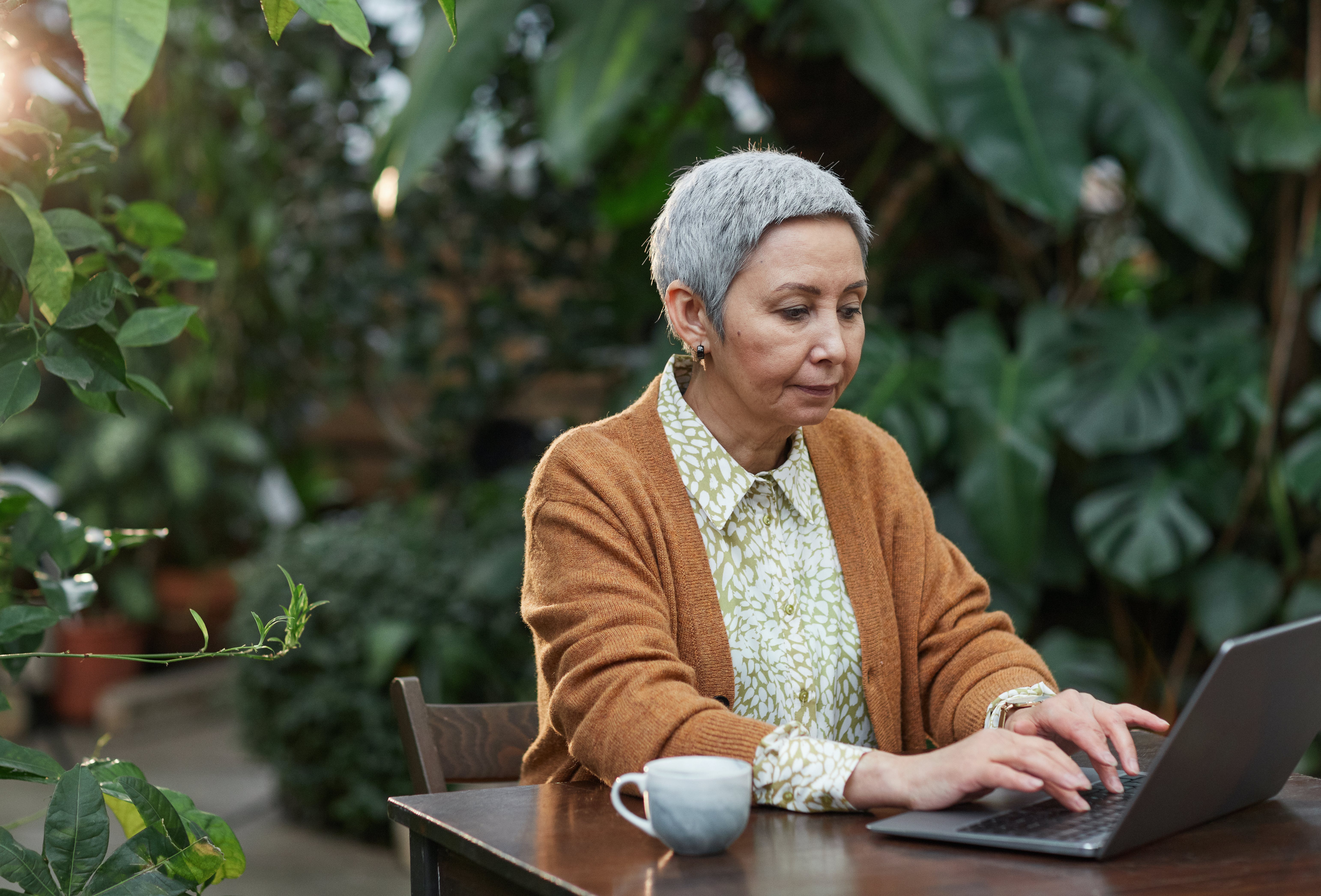 Woman busy using her laptop understanding mailbait