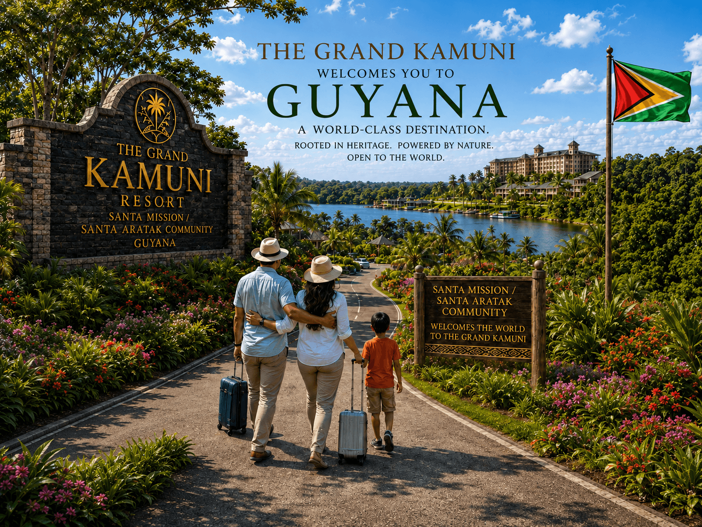 The Grand Kamuni welcome composition