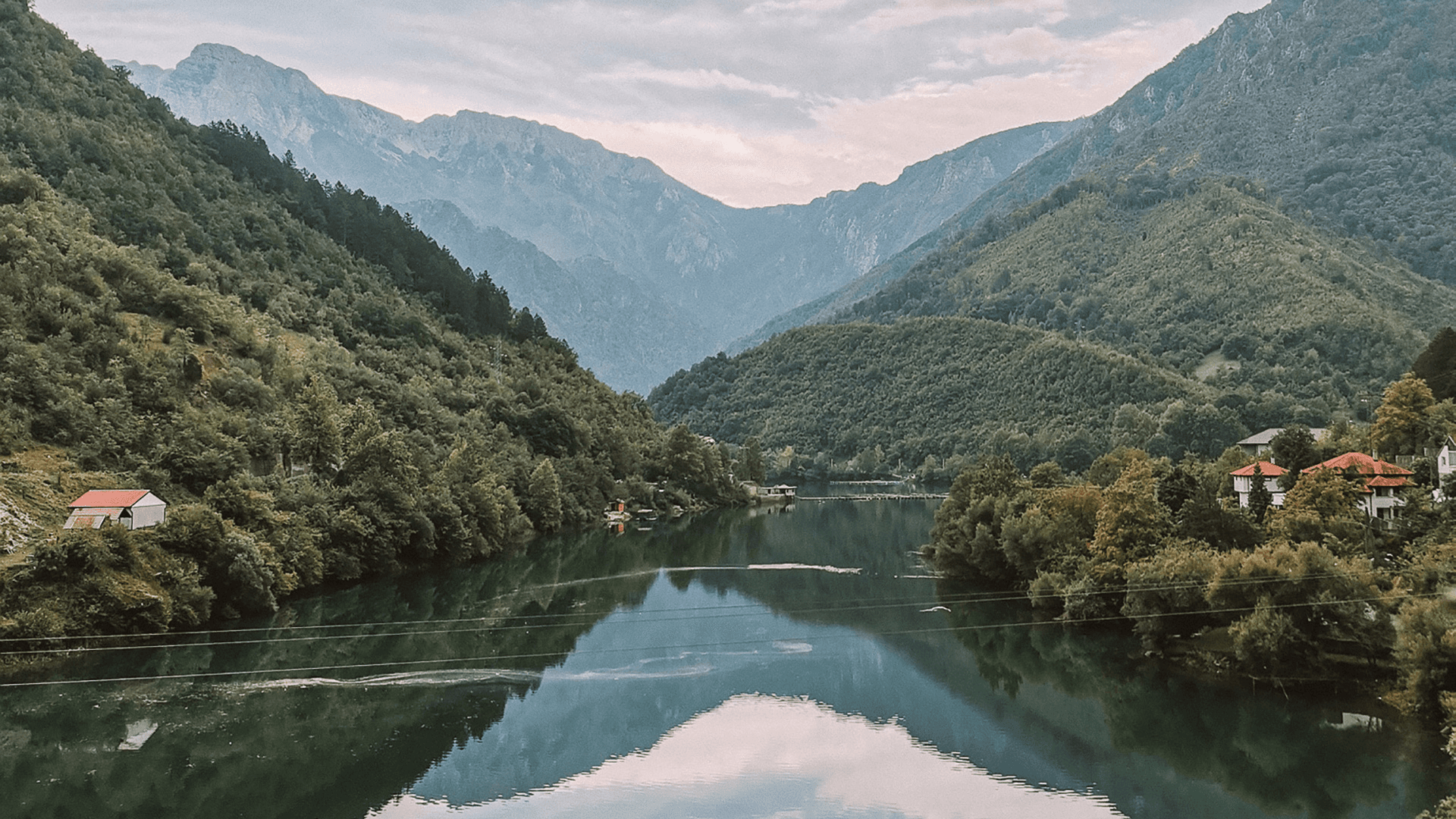 foggy mountain summit
