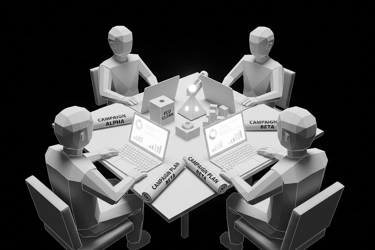 Partners planning a campaign