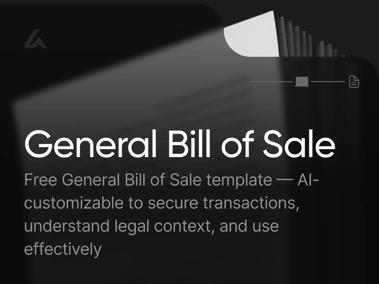 General Bill of Sale
