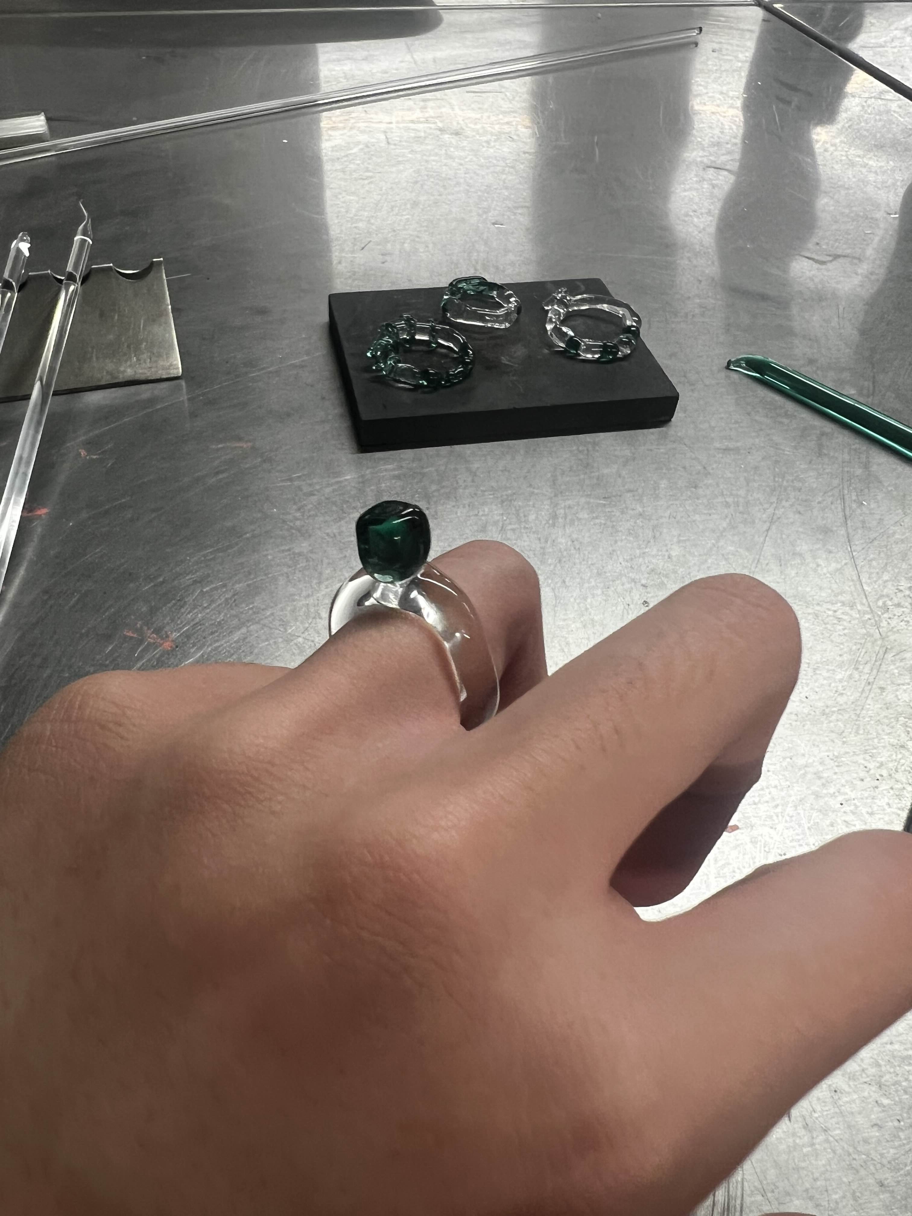Artistic Glass Ring