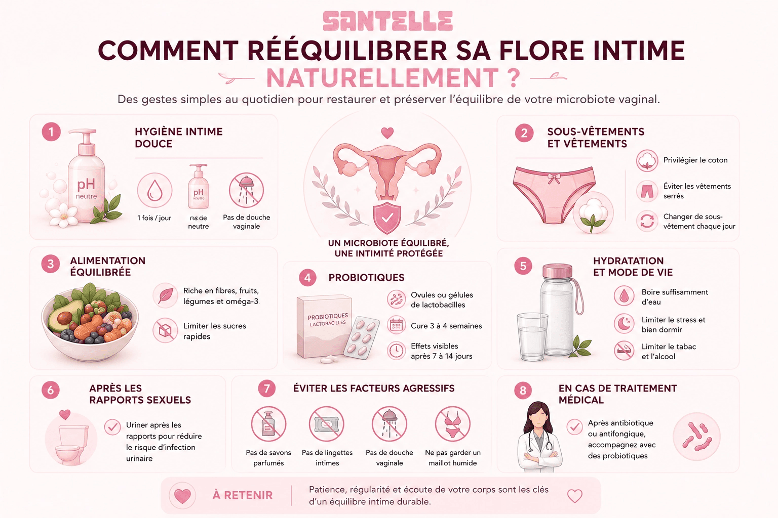 rééquilibrer sa flore intime