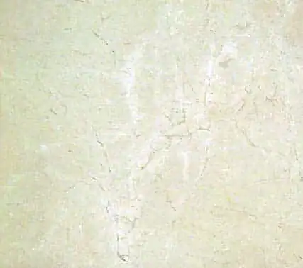 Crema Marfil marble — natural stone swatch, Mosaiclegs Art Studio