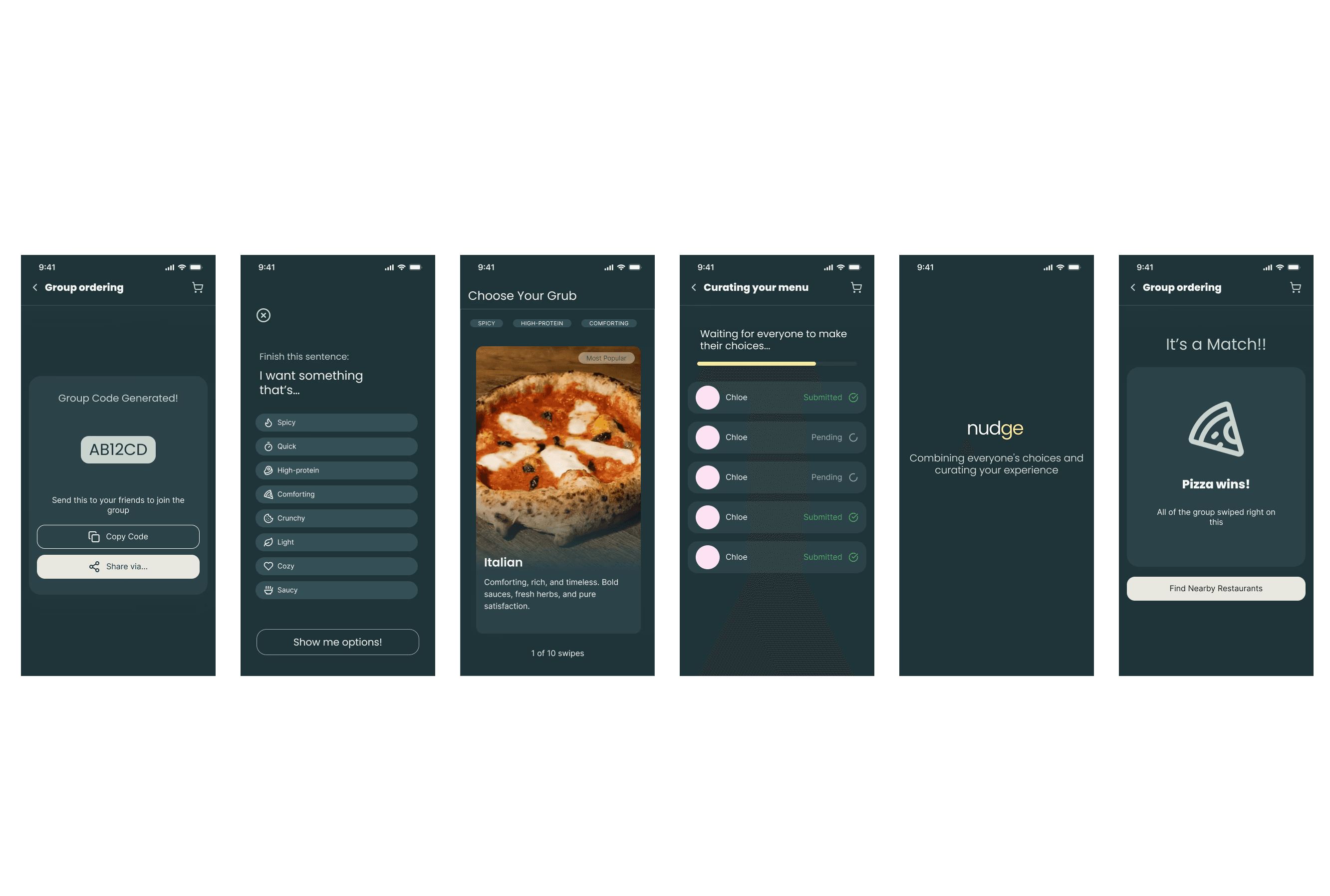 Food decisions as a game