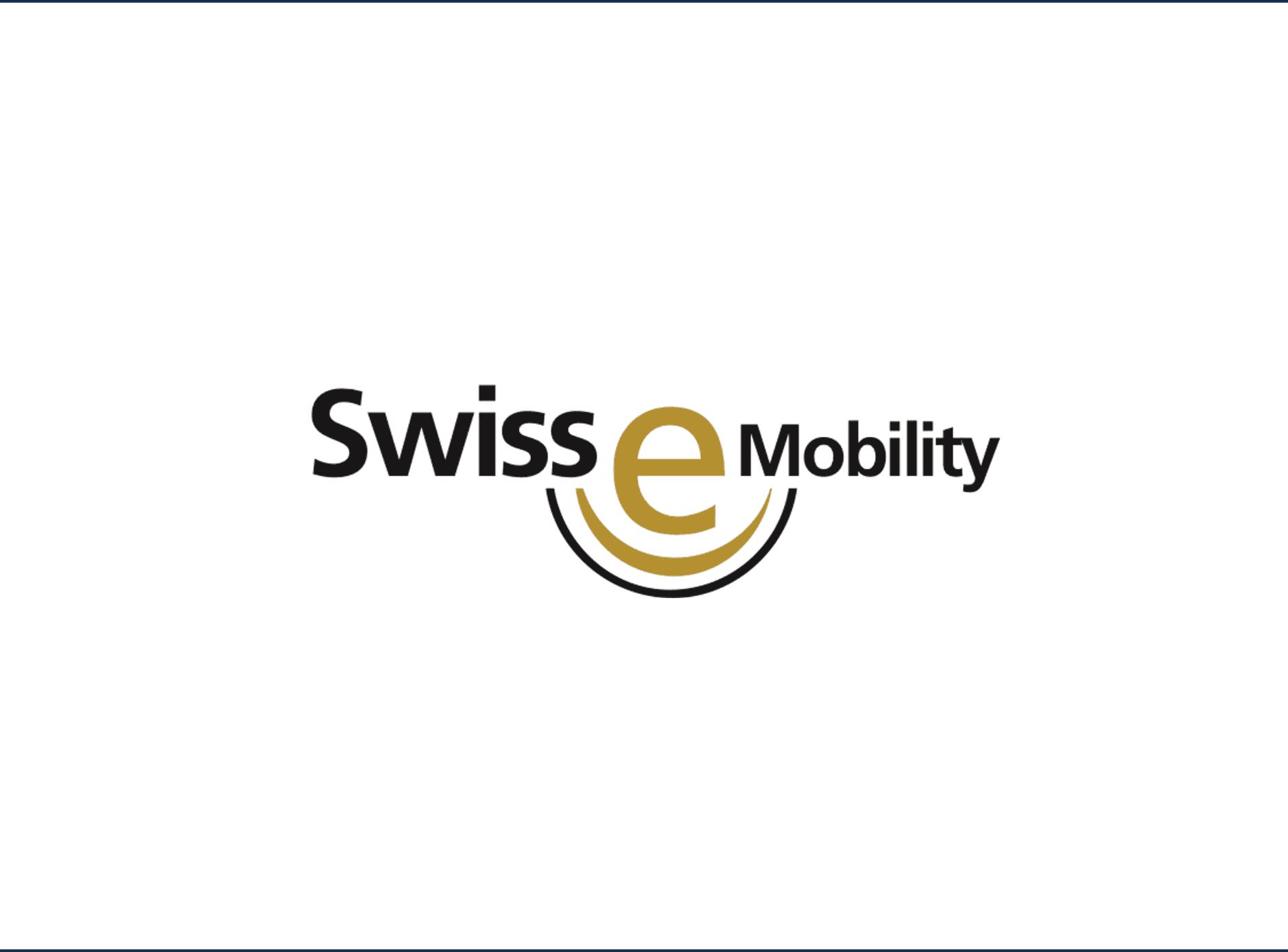 Logo eMobility suisse, représentant les efforts de l'organisation pour promouvoir la mobilité électrique et les solutions de transport durables en Suisse.