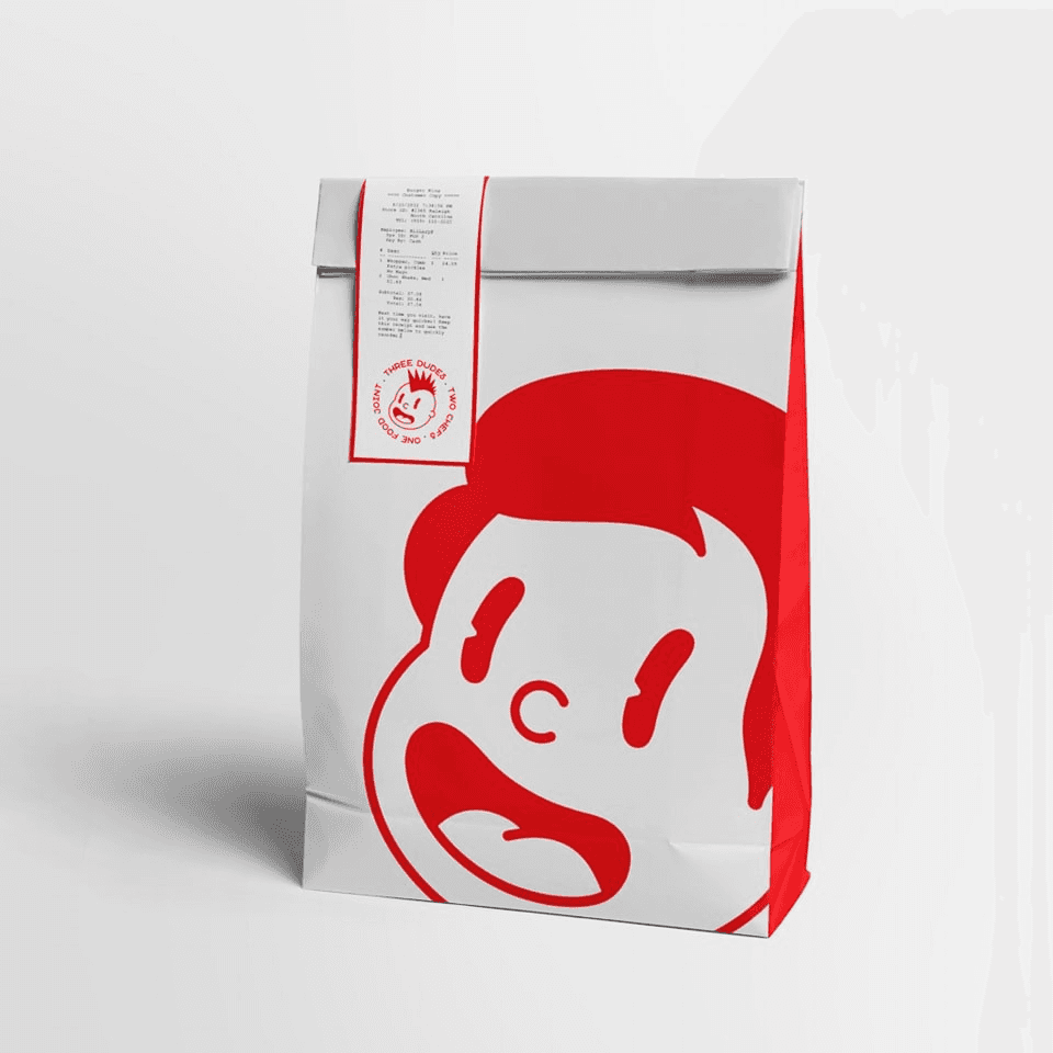 Example work of branding design