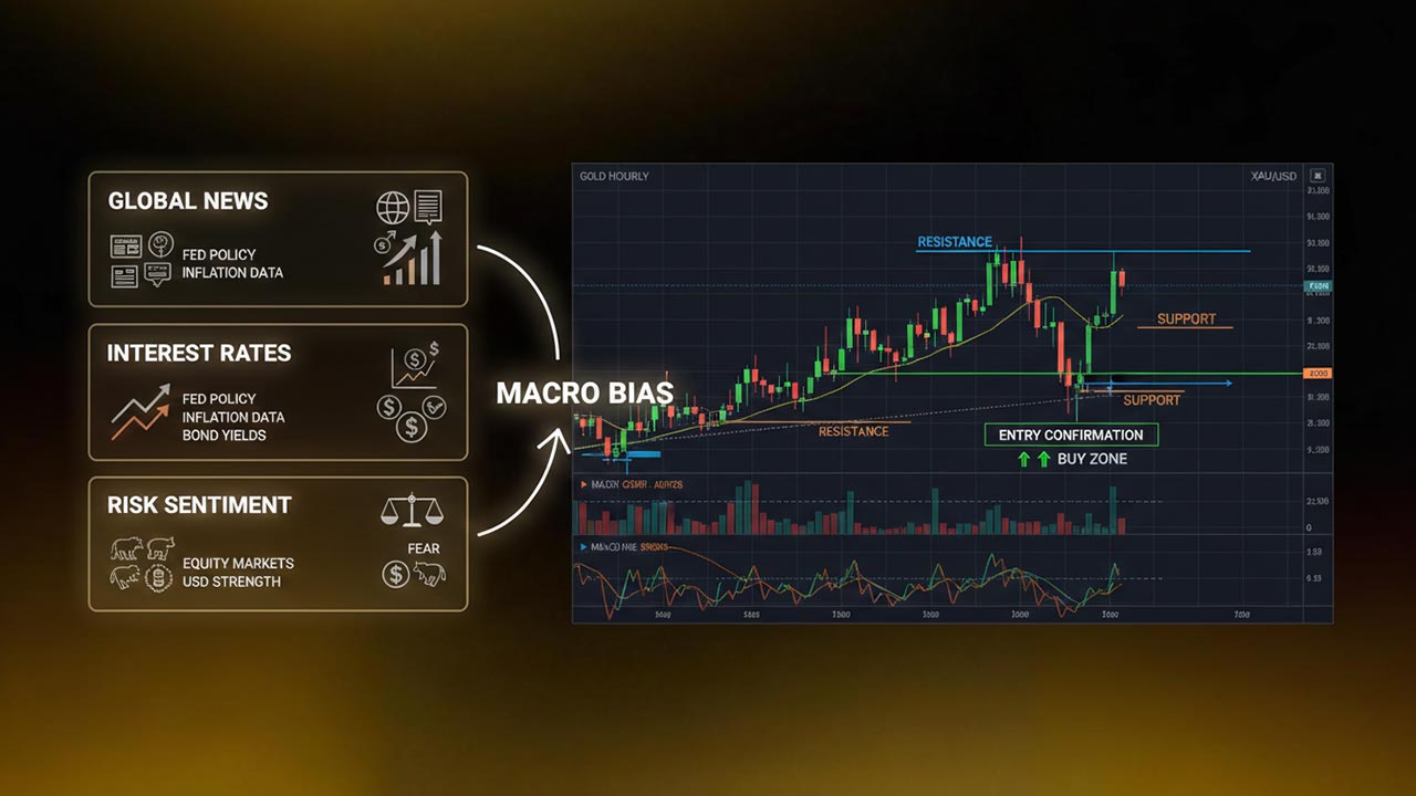 The Core Rule: Macro First, Technicals Second in a Gold Trading Strategy