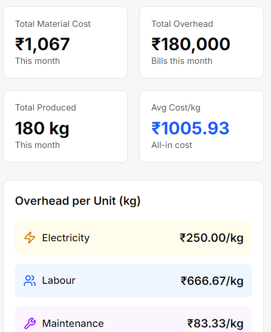 An image of Freelio's budget ui