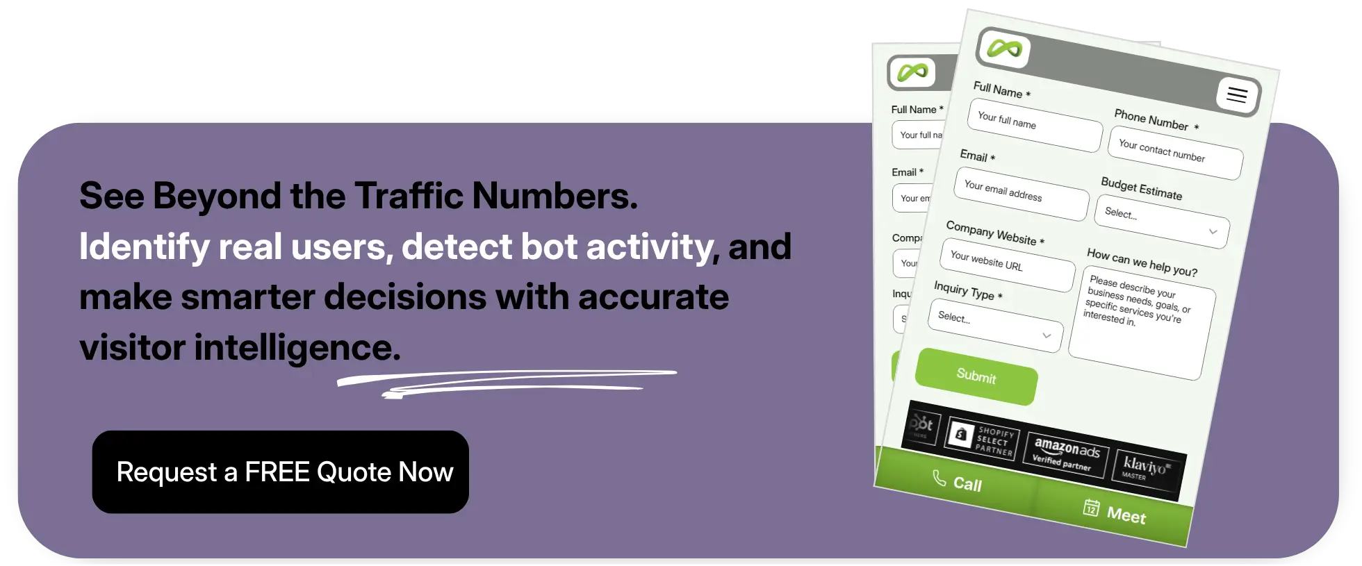 Call-To-Action for contact us