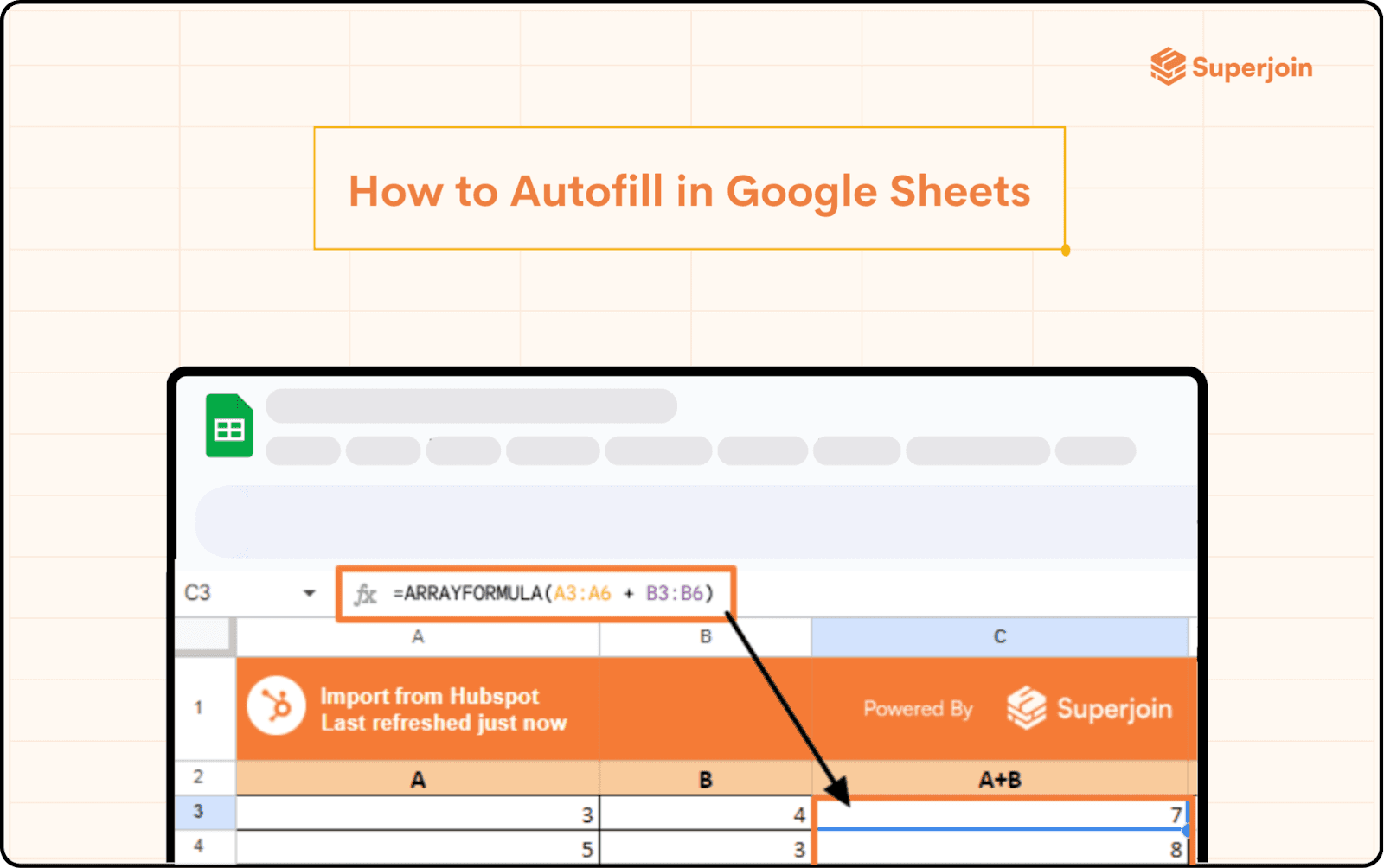 How to Autofill in Google Sheets