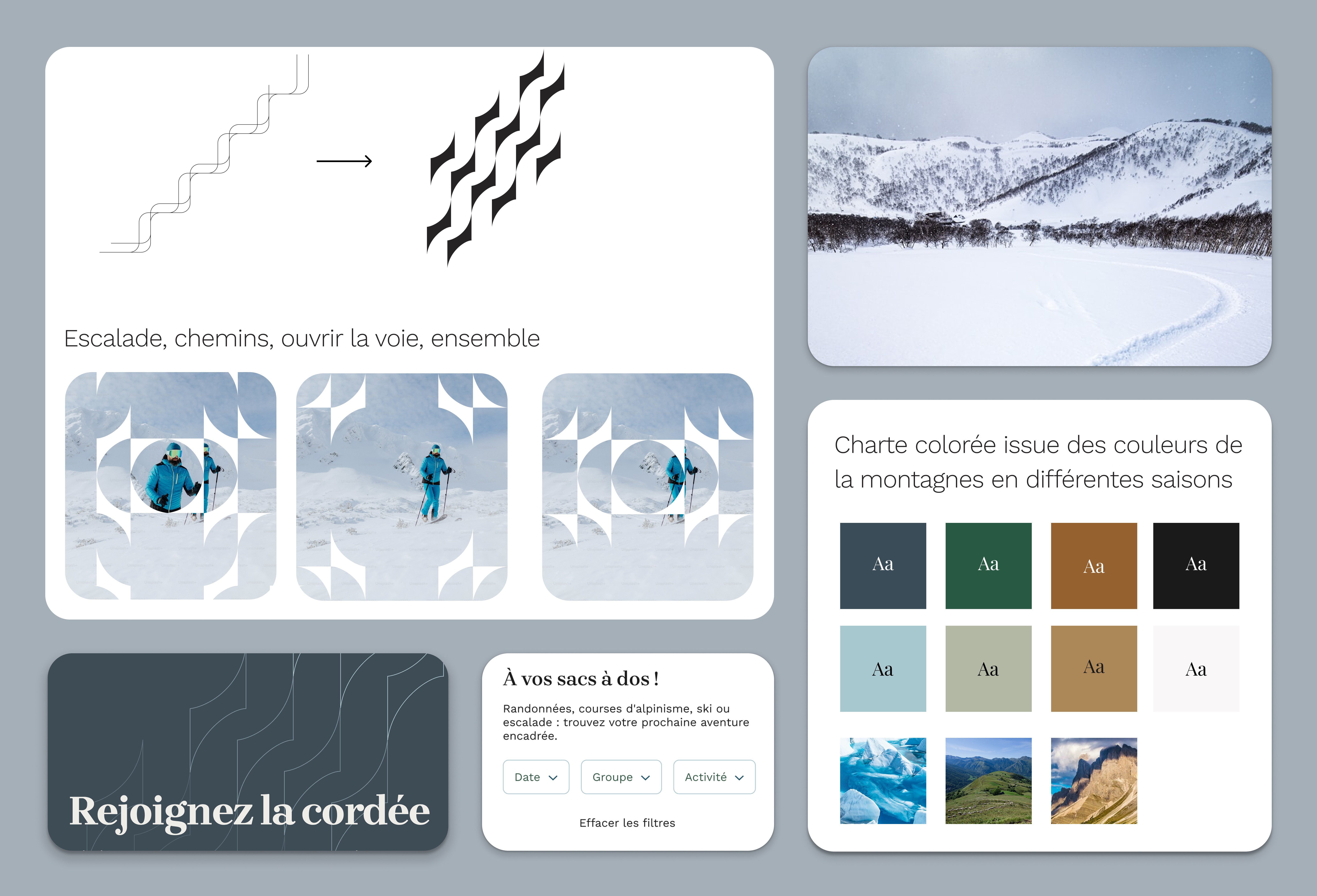 Club alpin Charte Graphique