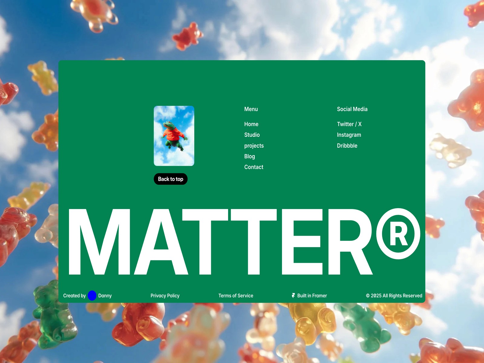 MATTTER® — 高级暗黑极简创意机构官网设计灵感