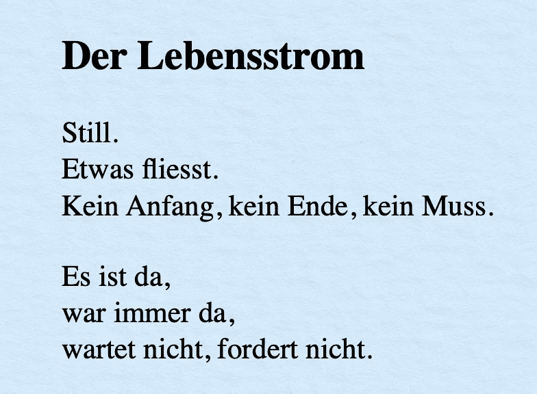 Gedicht