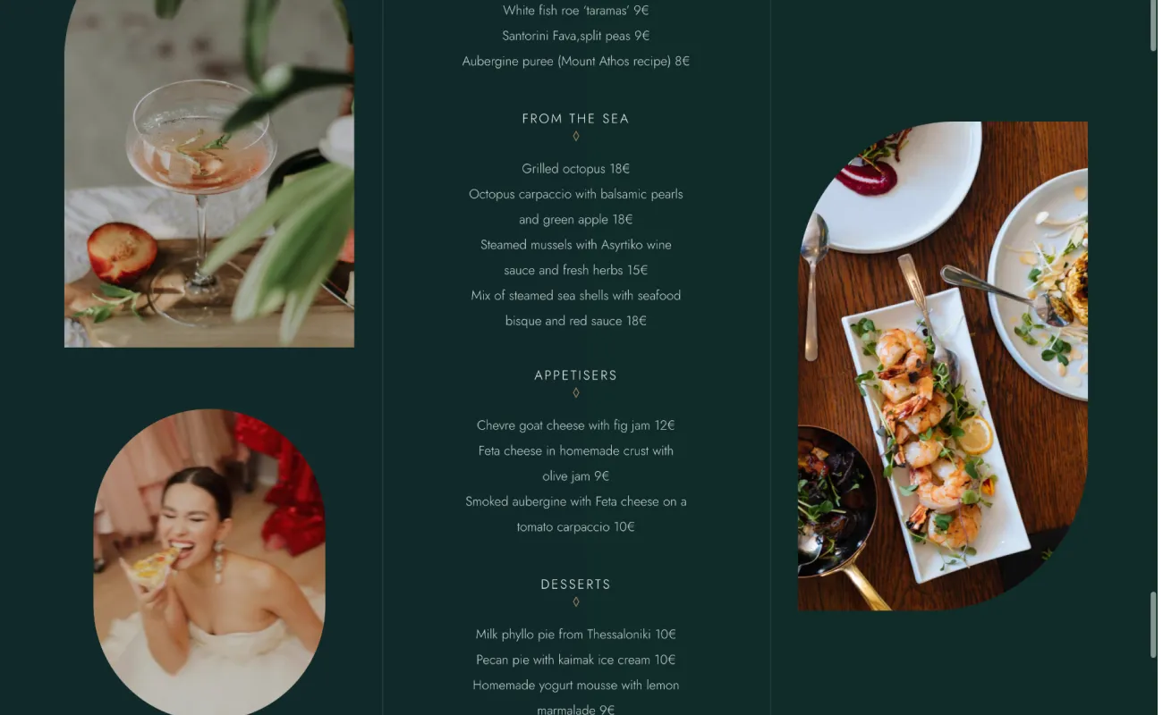 Restaurant Website Design