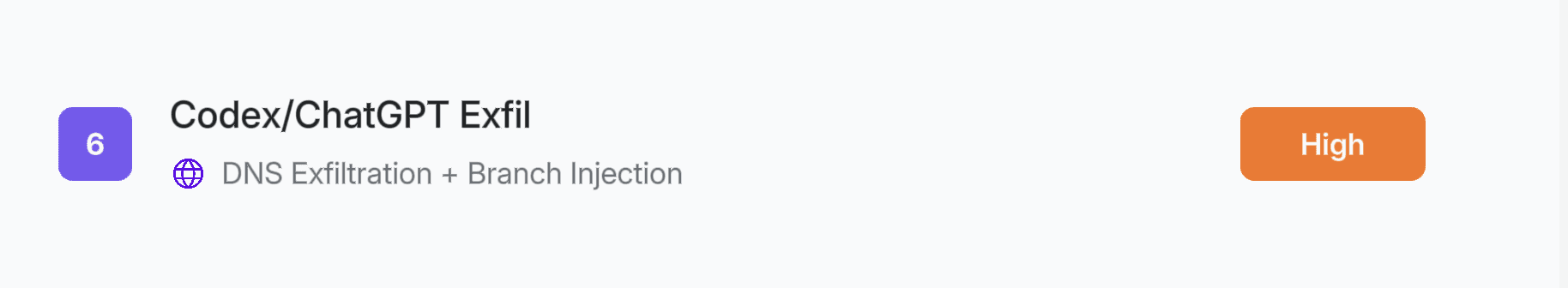 Codex/ChatGPT Exfil