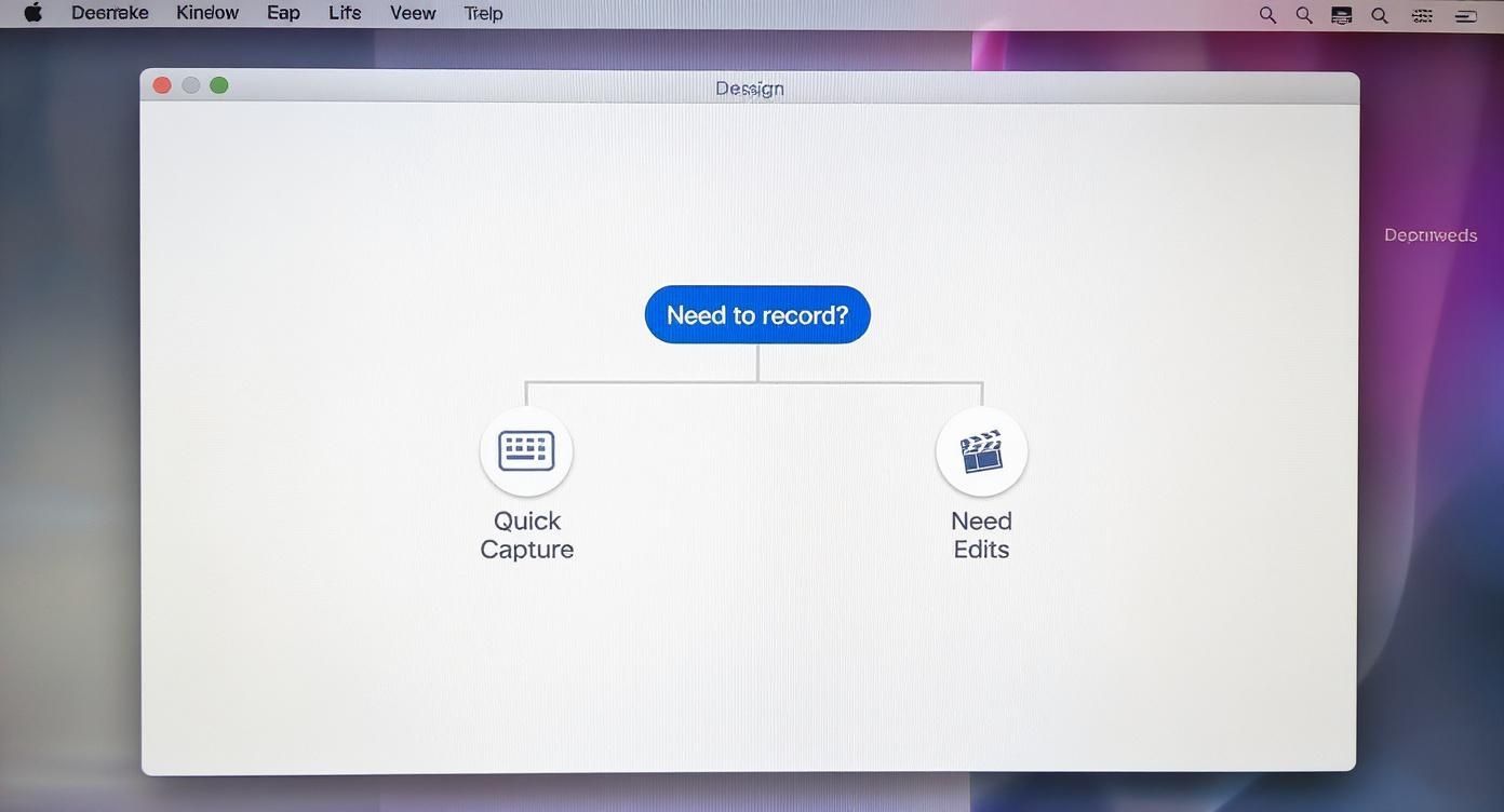 Infographic about how to take screenshot video on mac