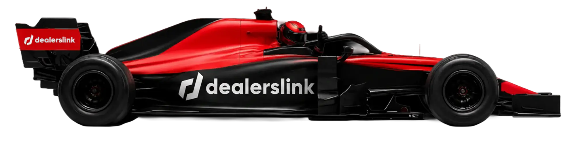 Dealerslink demo request banner showcasing auto dealership inventory management software