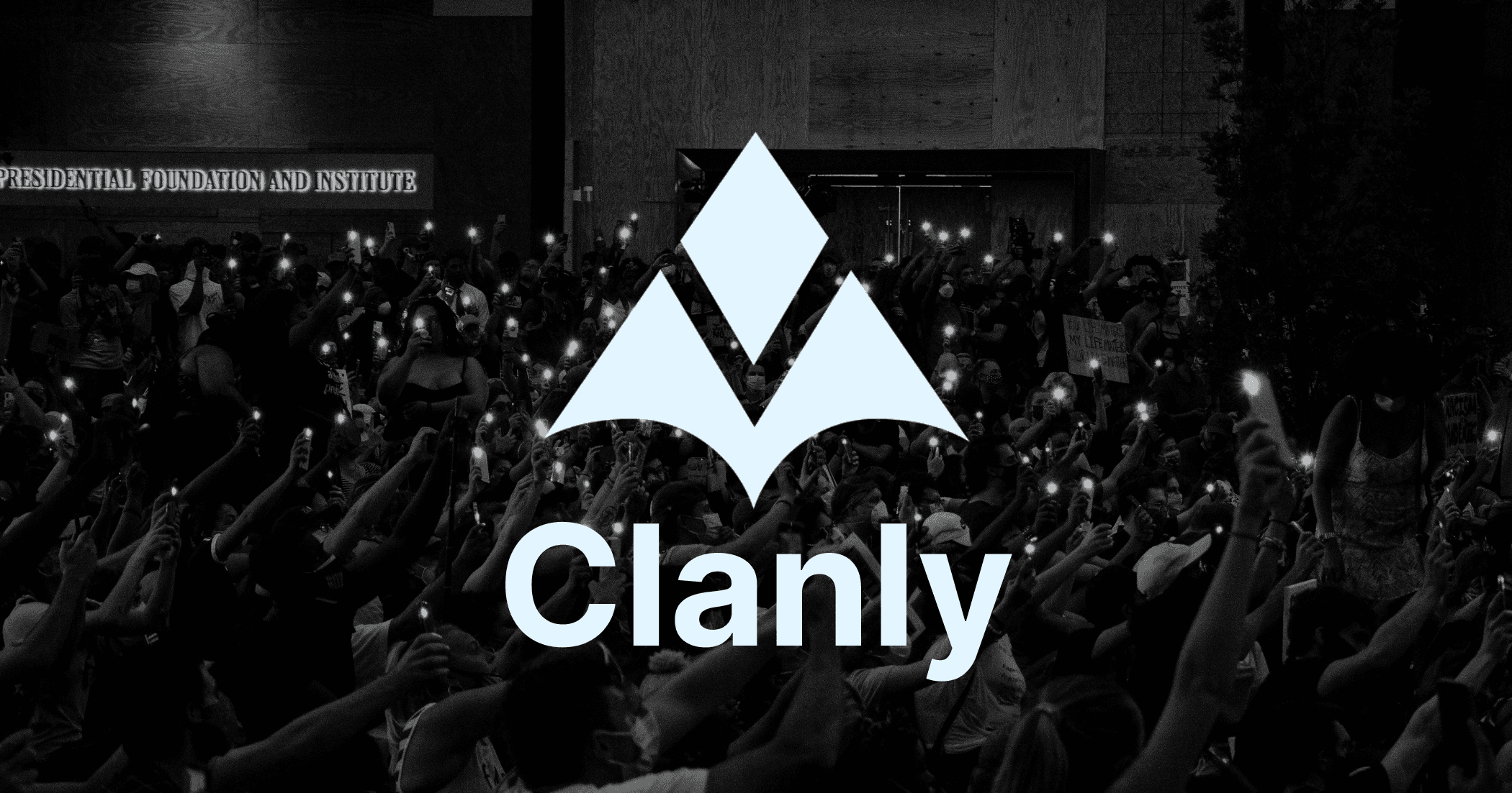 Clanly Logo Protest