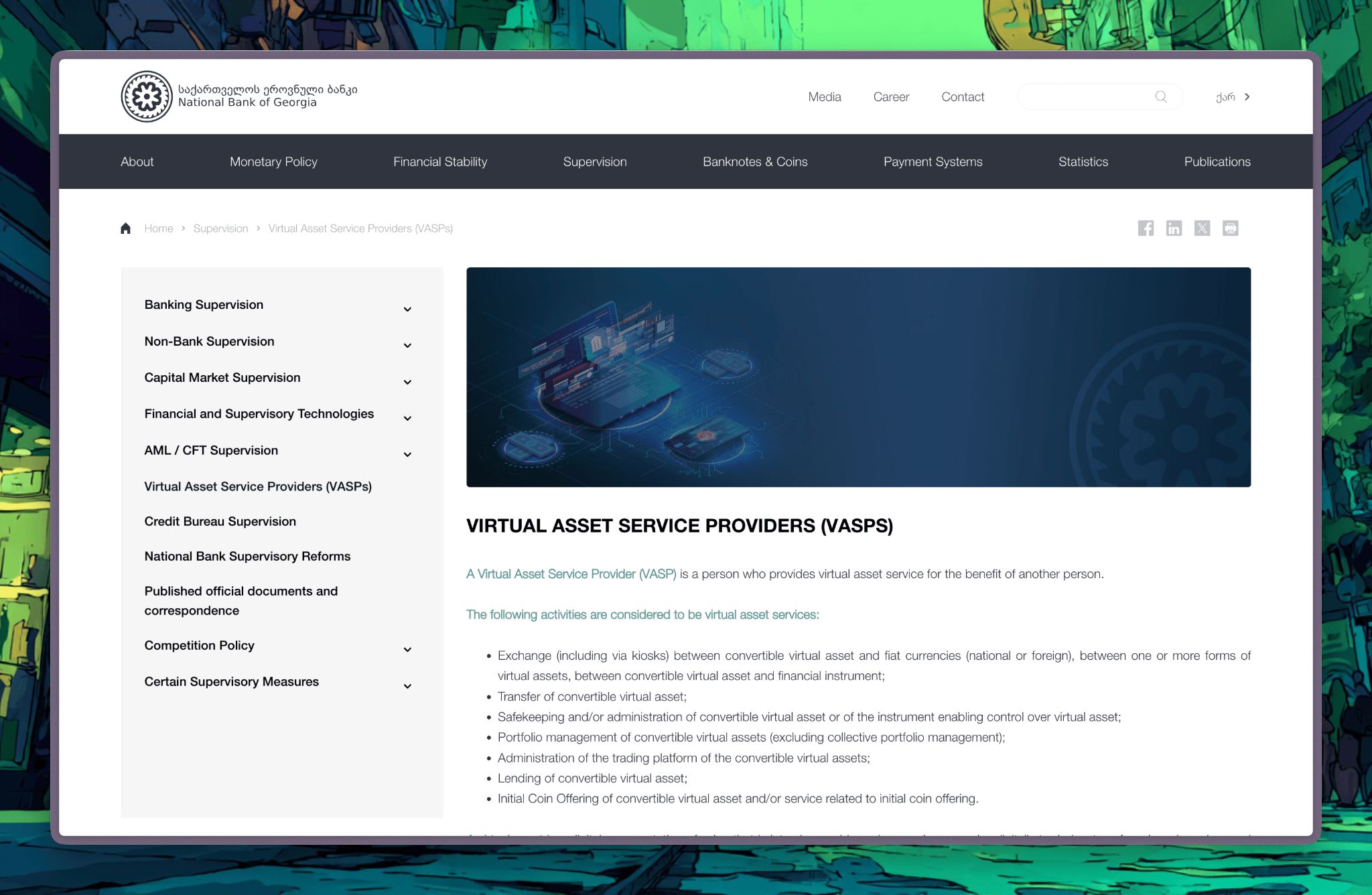 NBG VASP Register
