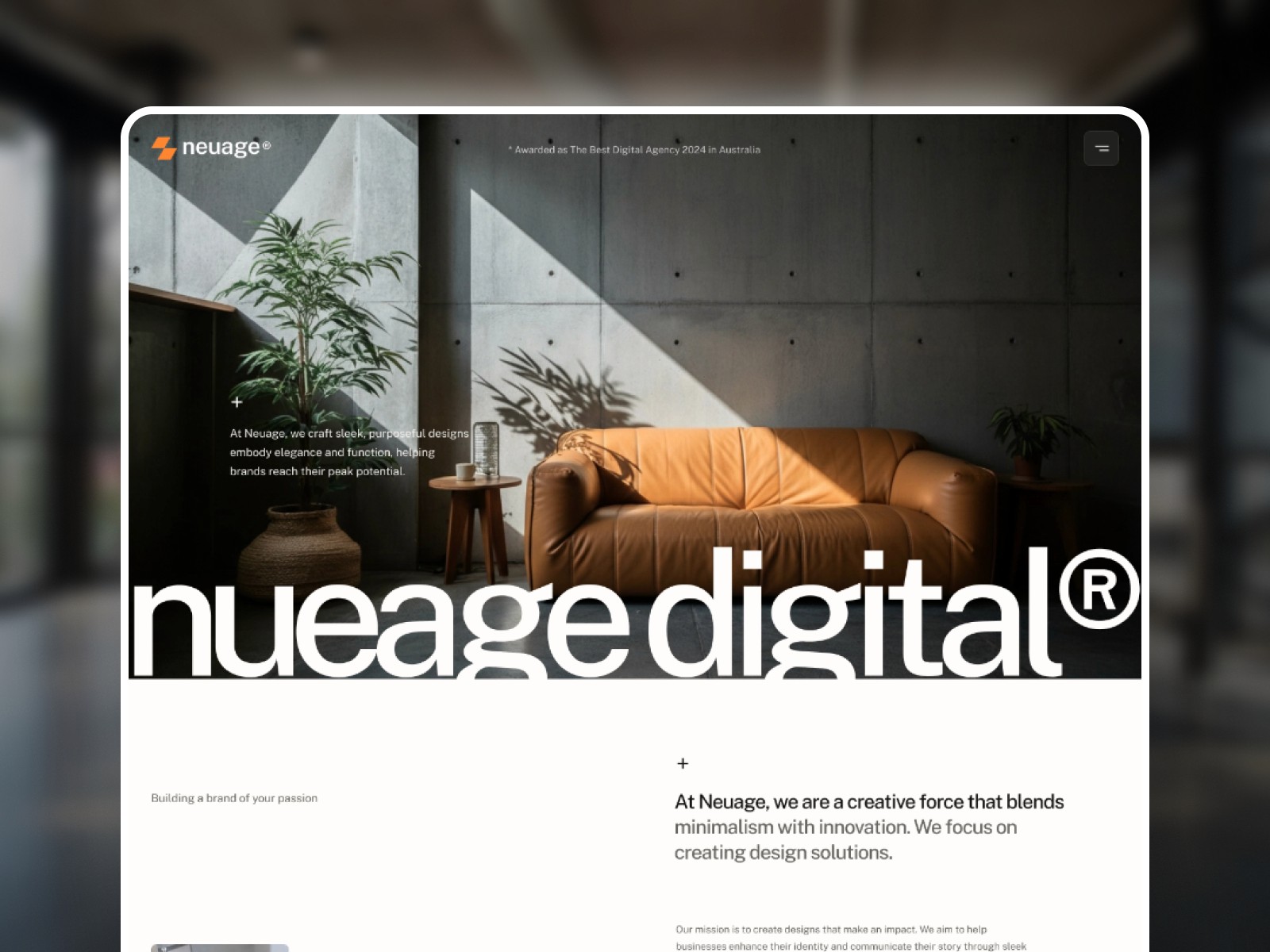 Neuage — 创意机构官网设计灵感