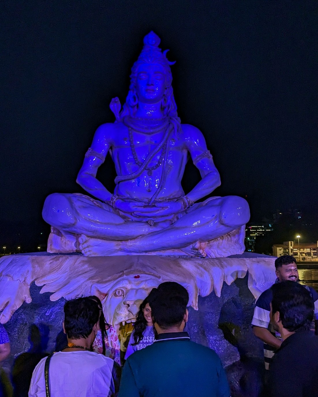 Shiva statue at Parmarth Niketan - Ganga Ghat in Rishikesh, India