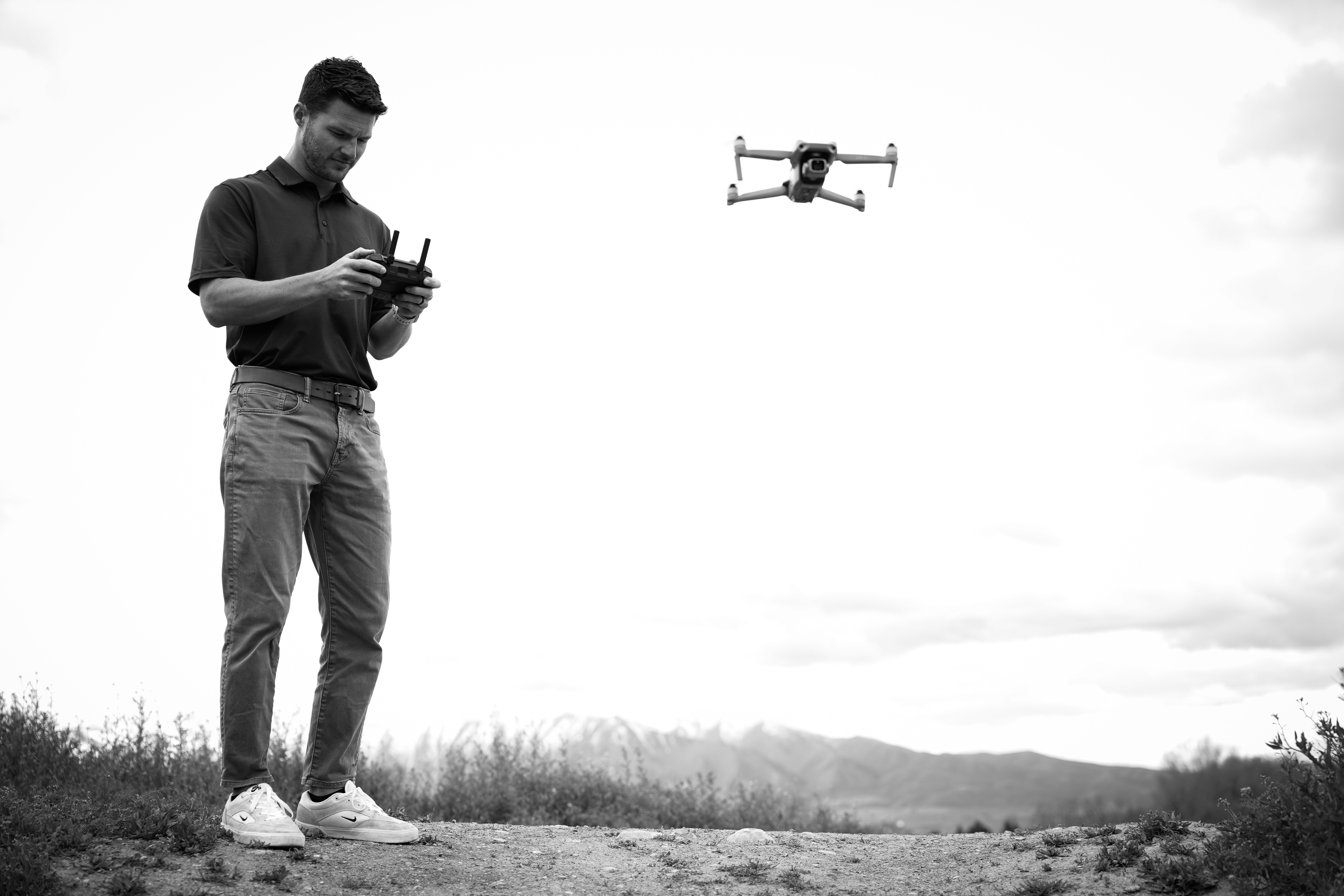 Drone Company in Logan Utah taking aerial photos and video