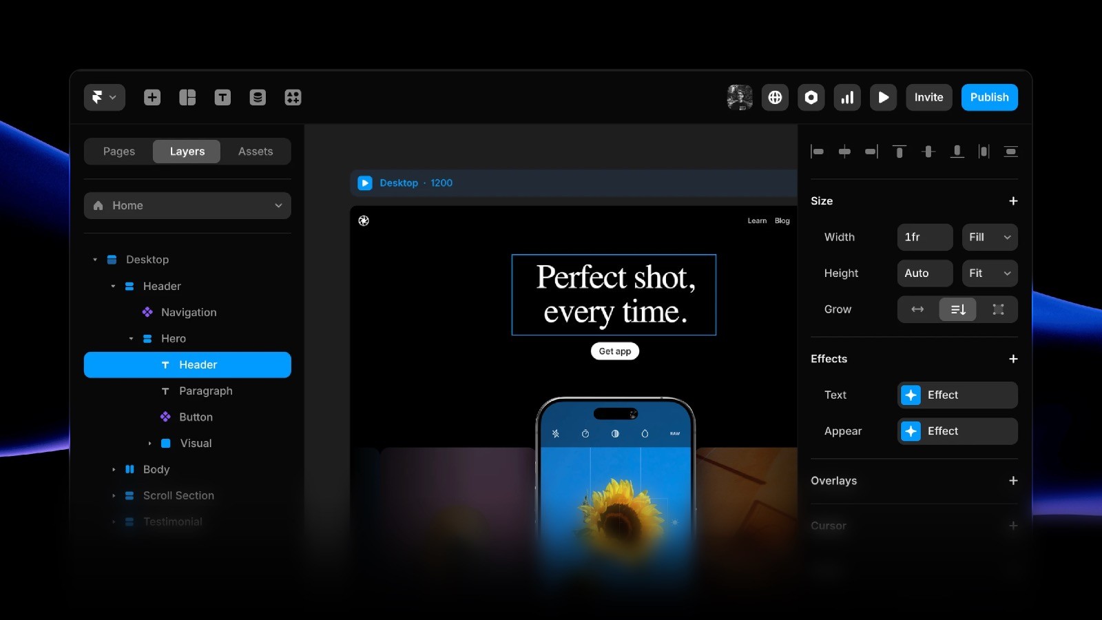 Framer logo and Wordpress logo