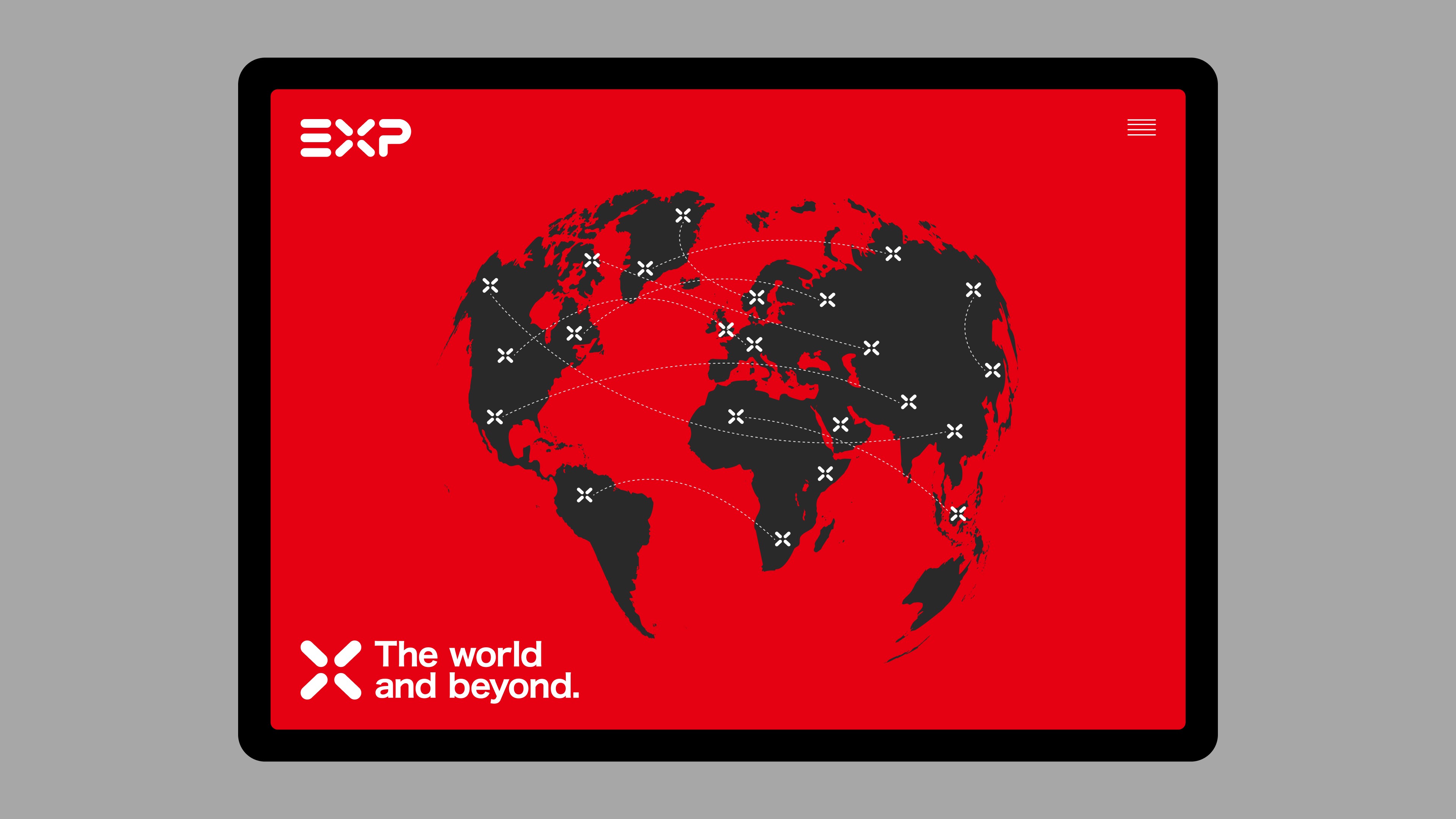 Large scale digital screen showcasing the Forever Living FGR25 Paris event logotype in script font.