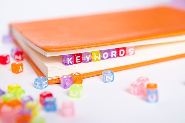 Book with dice in it spelling keyword
