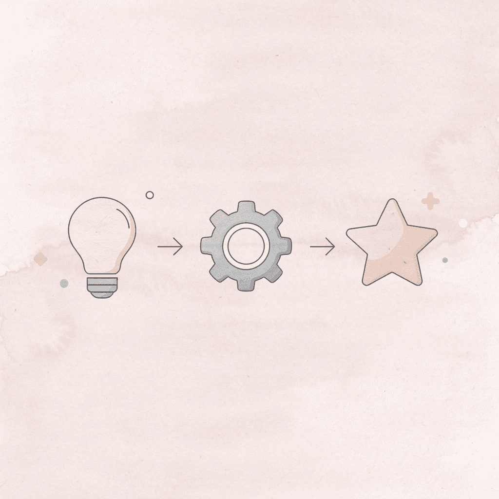 Three icons showing reading, analyzing, and processing tasks - Document Review Best Practices