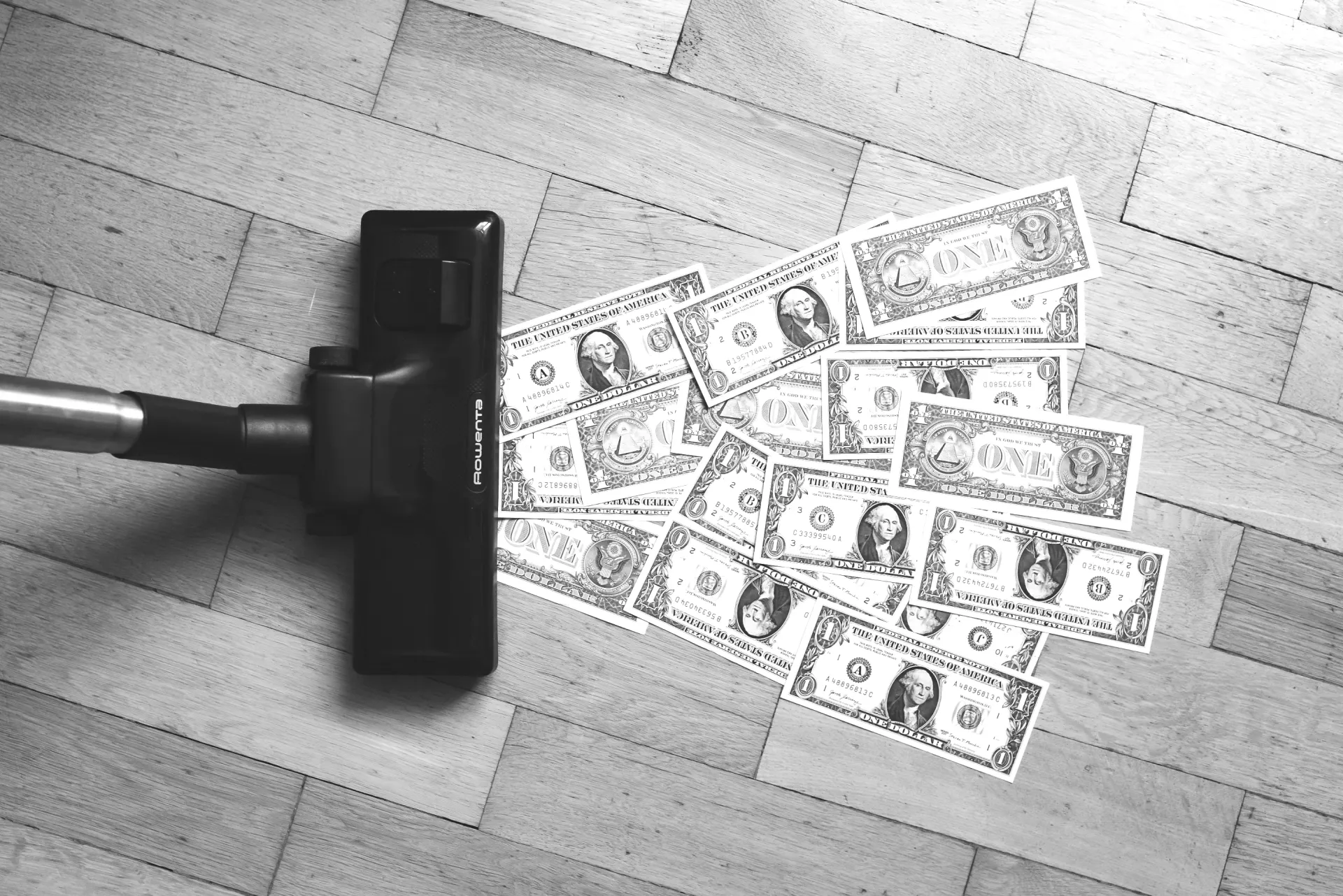 Vacuuming money