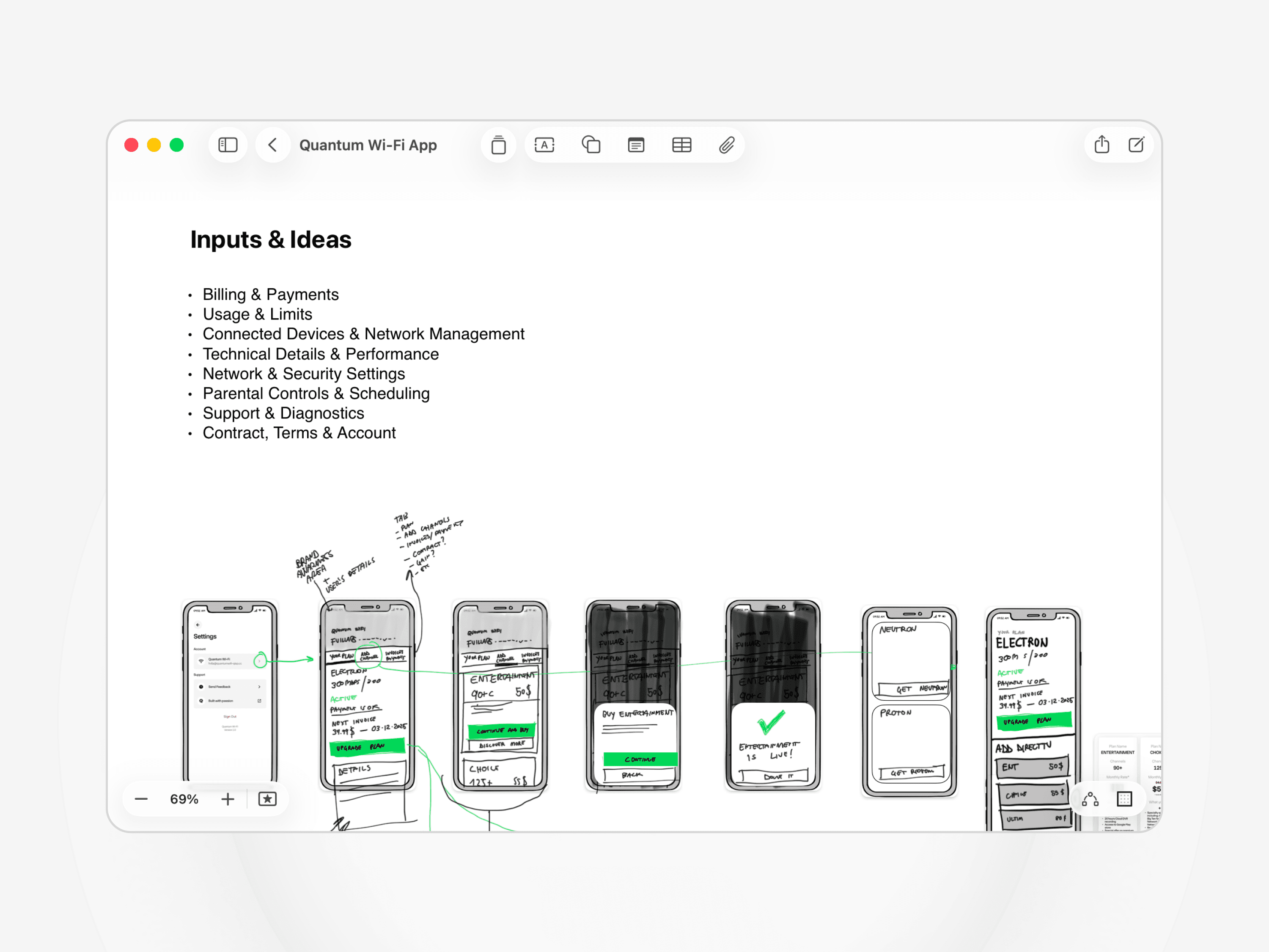 I led the end-to-end design of Quantum Wi-Fi, from early concepts to launch.