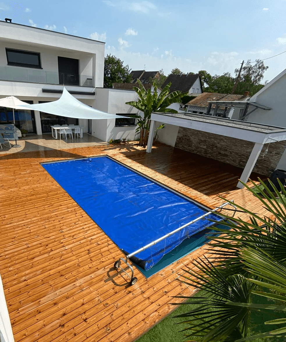 Pergolas bois lames orientables