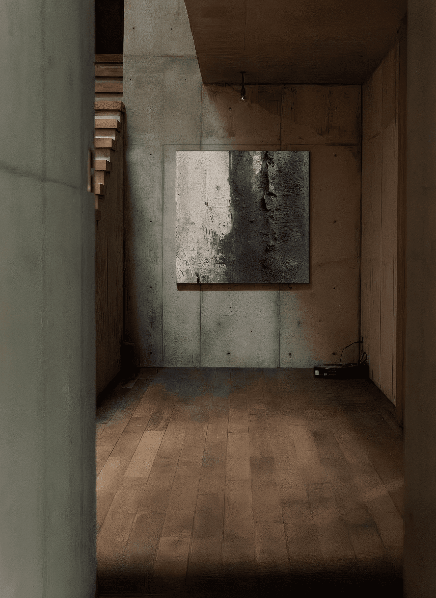 A round ceramic vase with afternoon light casted onto it