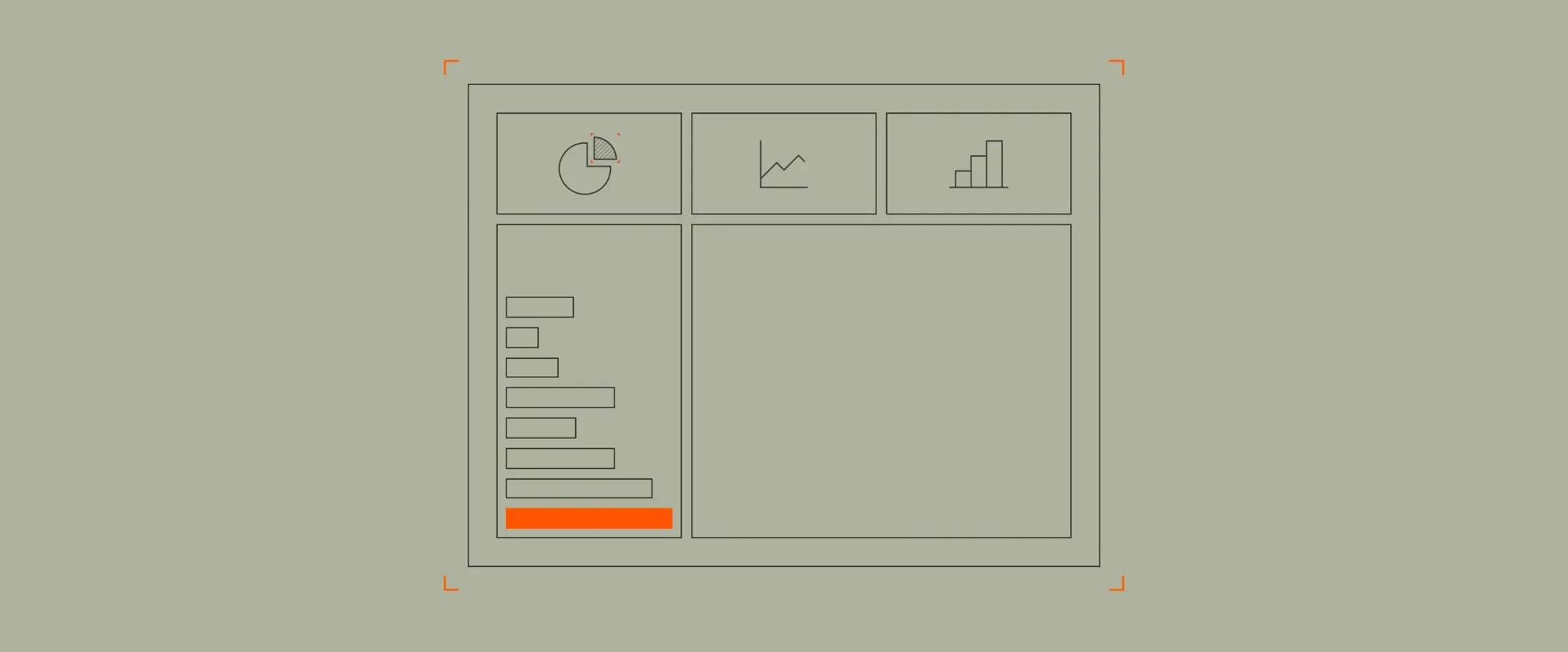 Dashboard with charts and graphs.