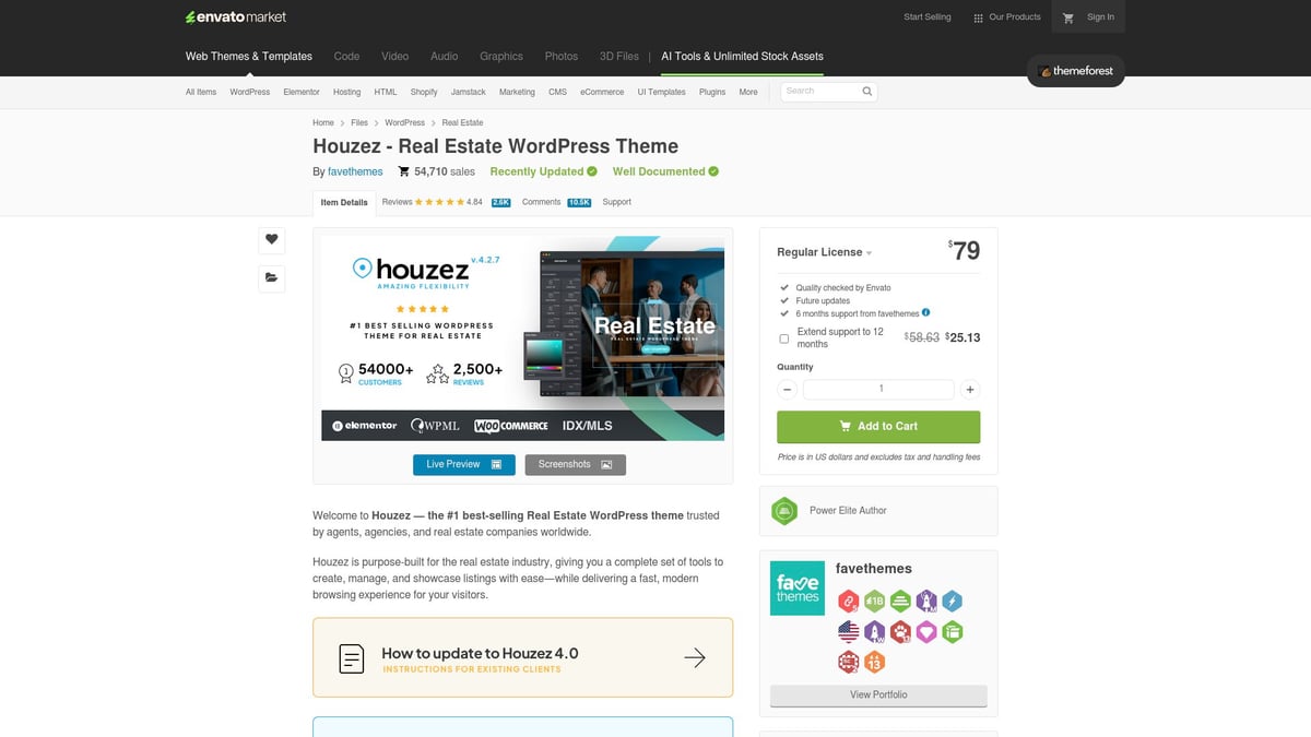 7 Best Real Estate Website Templates for 2026 - ThemeForest – Houzez