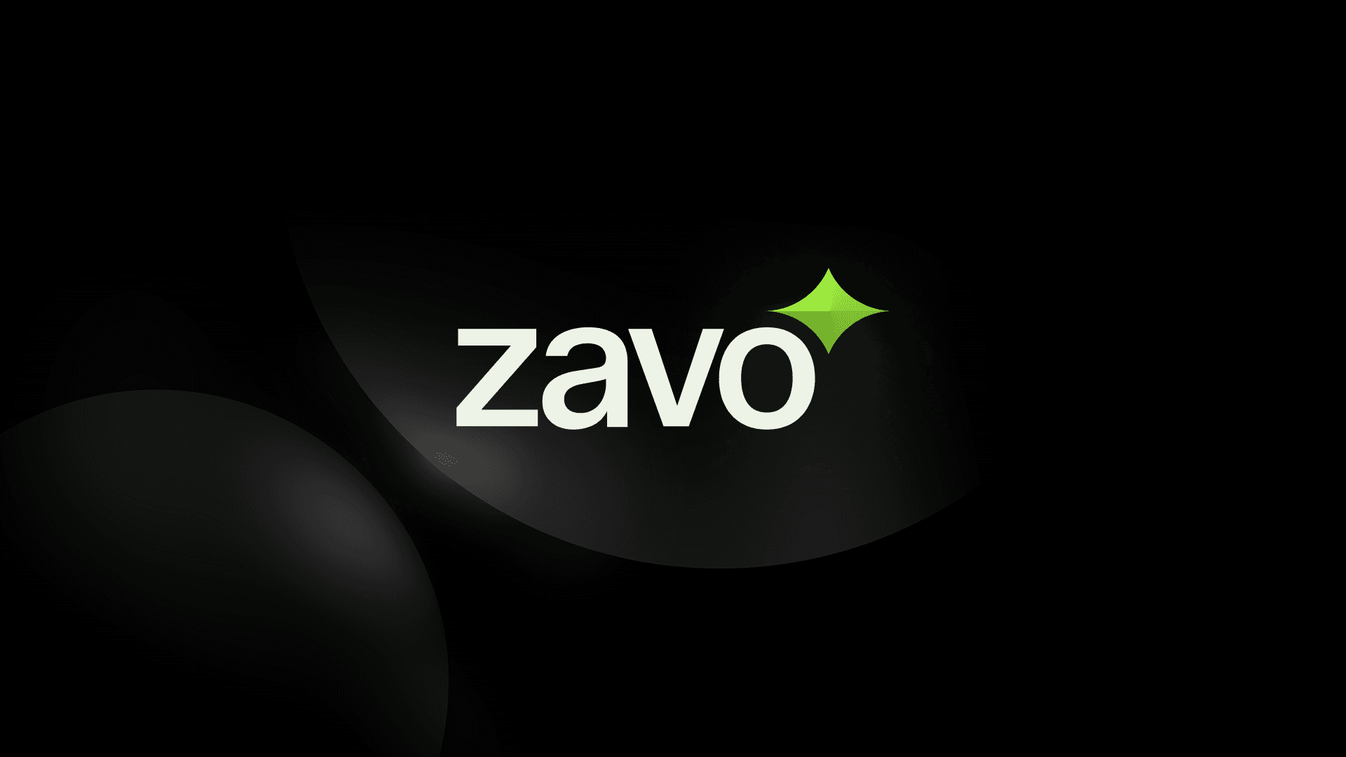 Zavo logo on a dark background