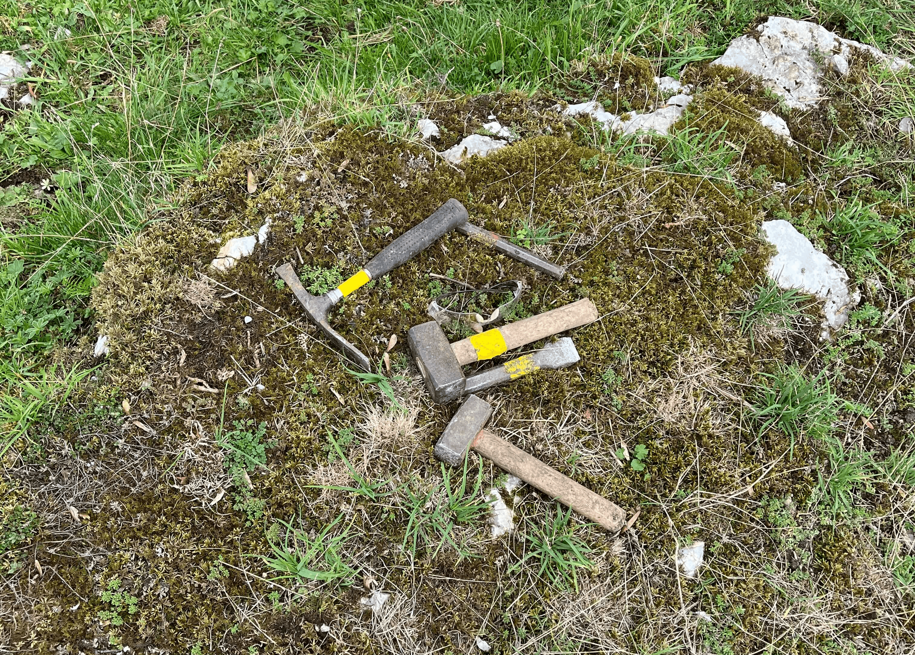 Werkzeug Trockenmauerbau